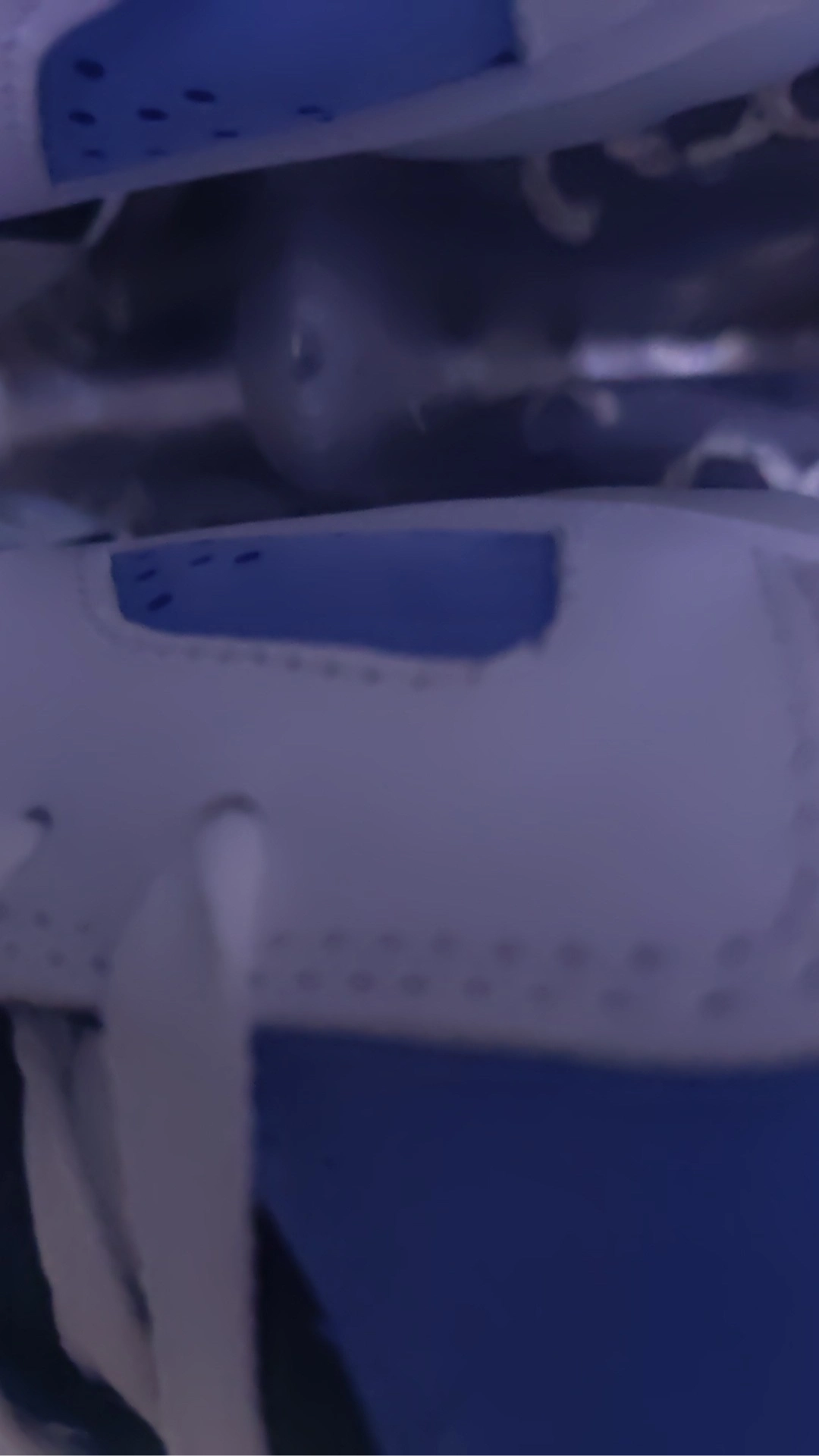 custom review-Jordan Air Jordan 6 Retro 'Университетский синий' Высокие топы Винтажные баскетбольные кроссовки Мужские Белый Синий