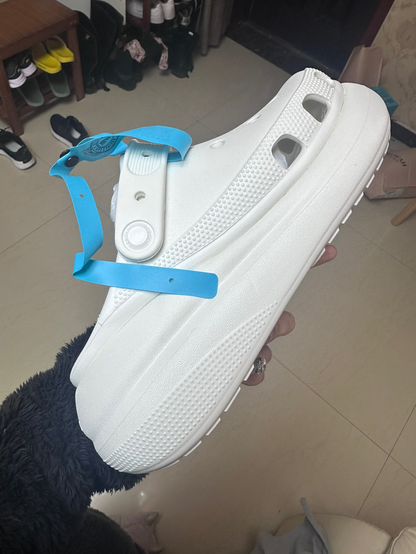 custom review-Crocs Crush Clog 5,2cm Унисекс Белый