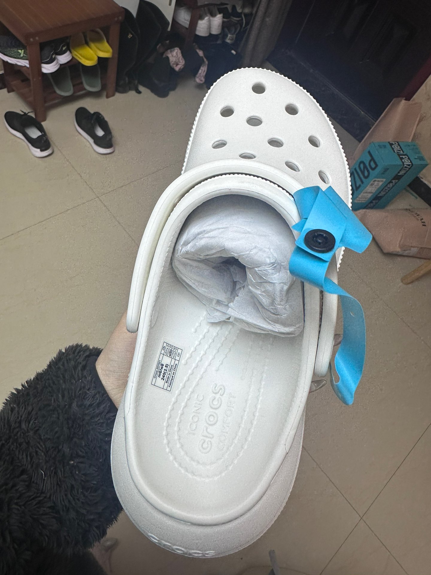 custom review-Crocs Crush Clog 5,2cm Унисекс Белый