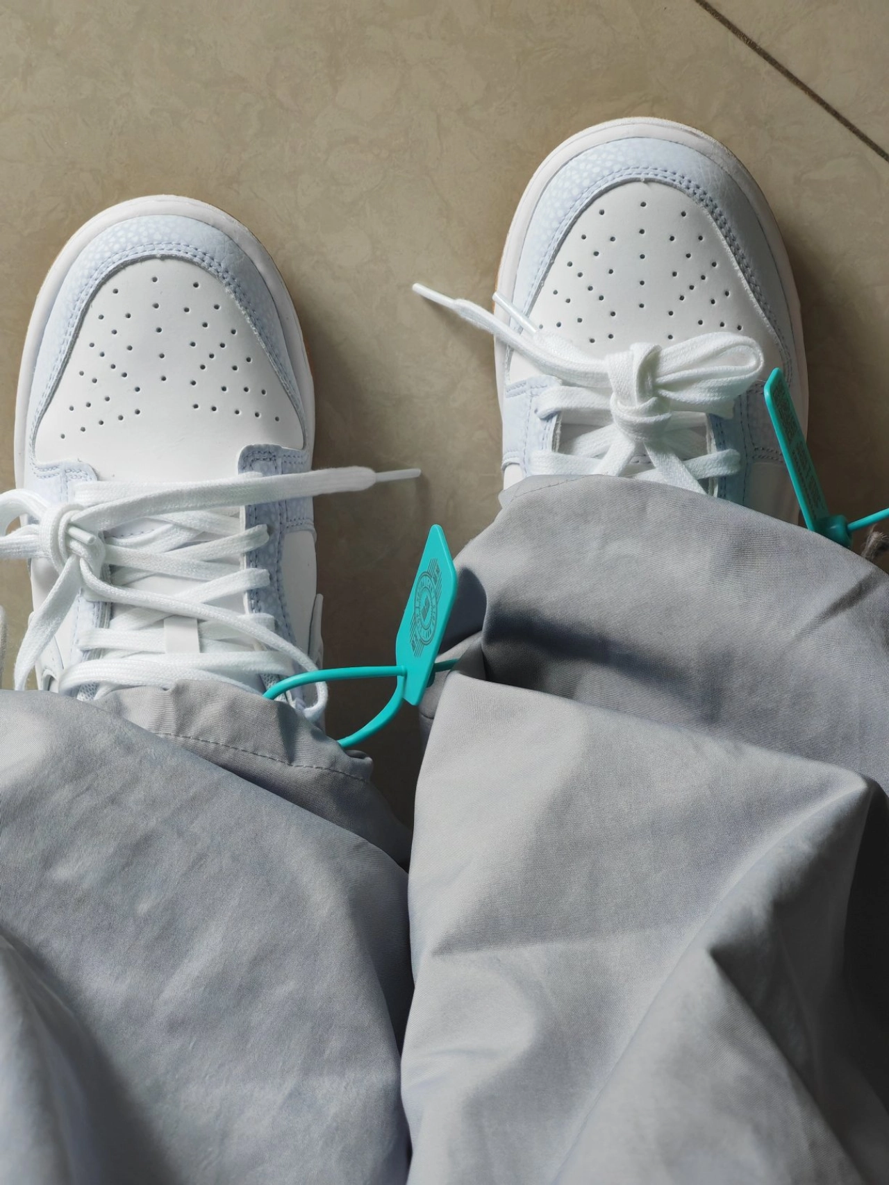 custom review-Nike Dunk Low Топ Кроссовки для скейтбординга Женские Белые Синие