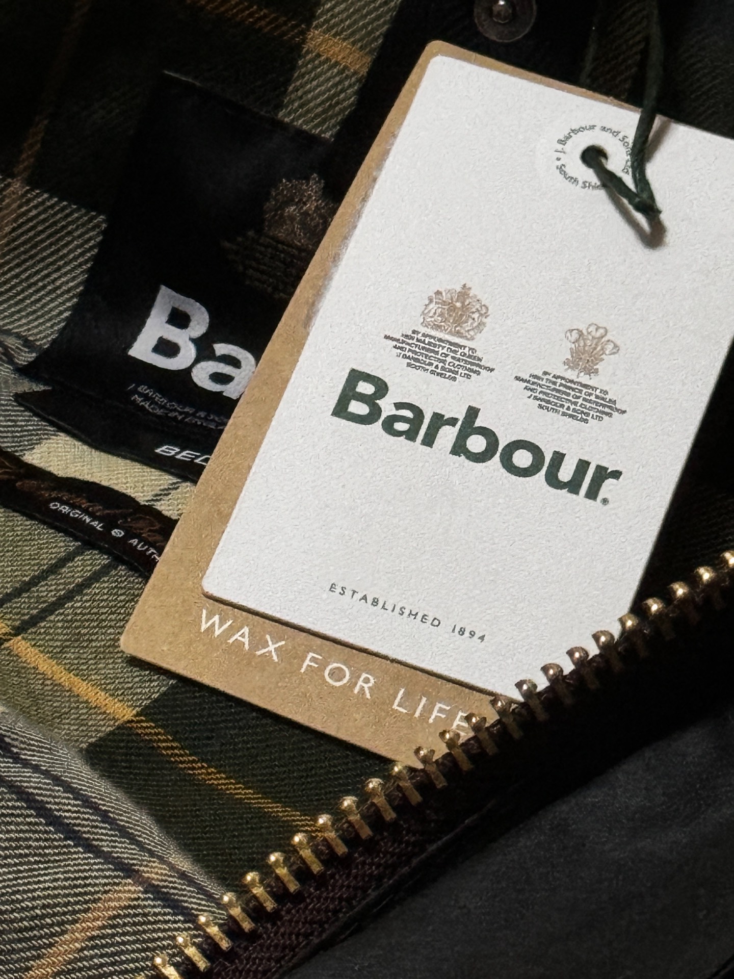custom review-BARBOUR Куртки и Пальто Мужской Темно-Зеленый