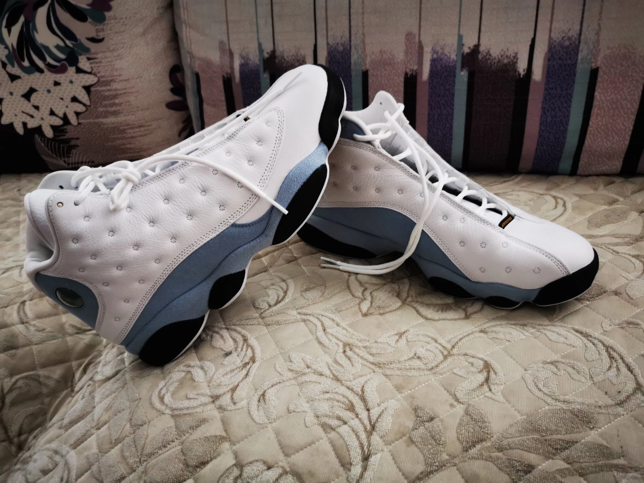 custom review-Air Jordan 13 Retro 'Blue Grey'