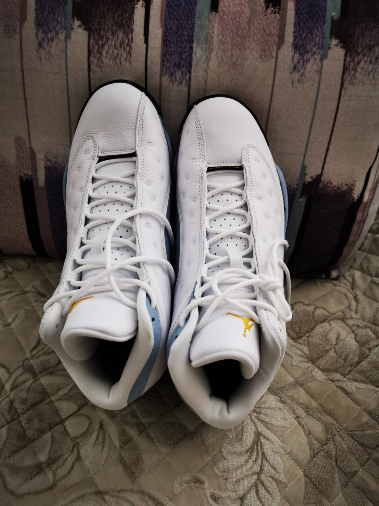 custom review-Air Jordan 13 Retro 'Blue Grey'