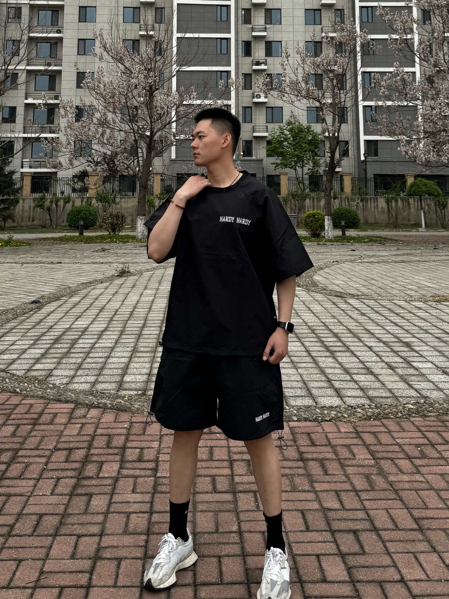 夏季95|94黑色系酷酷男生穿搭