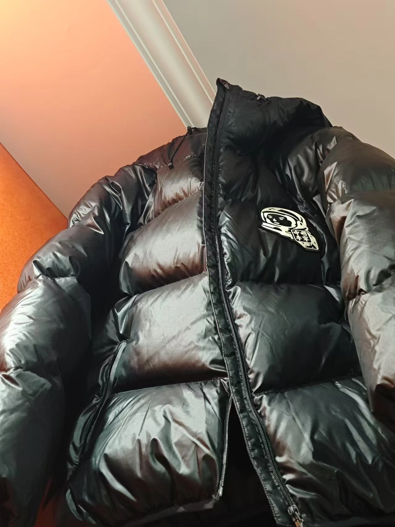 custom review-LINING Черный Мужской Пуховик