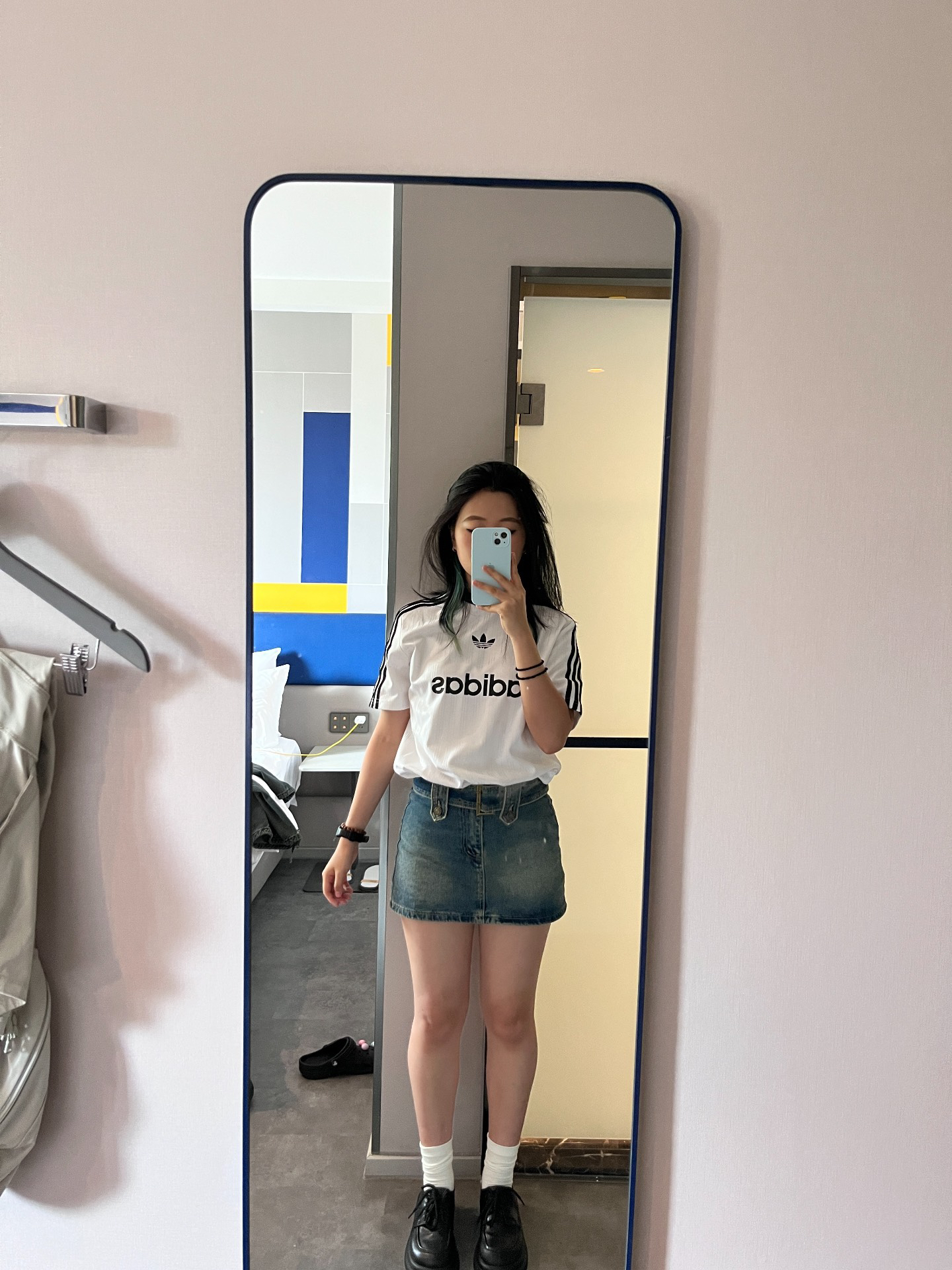 阿迪白色球衣 太出片了