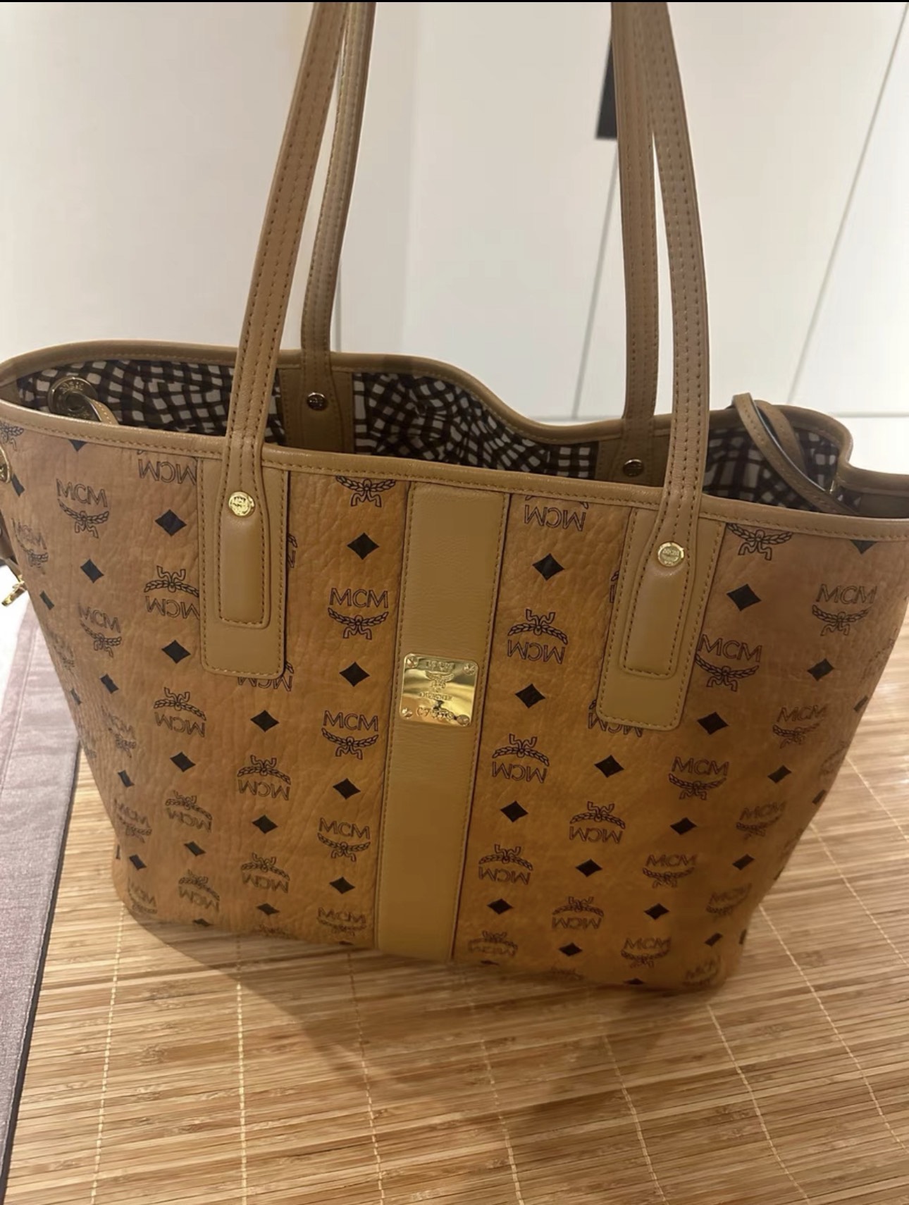 mcm 中号双面子母包托特包