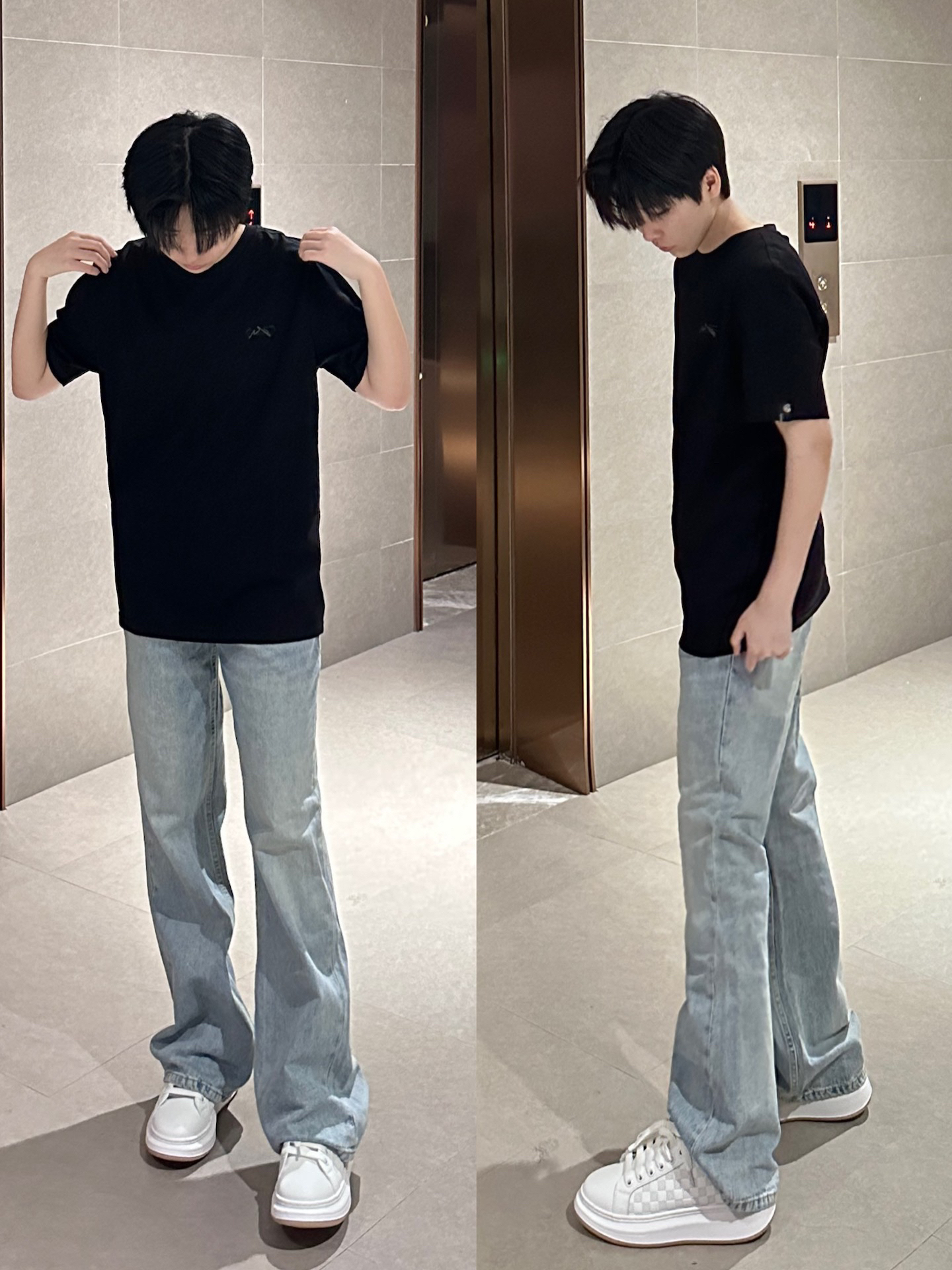 凉感短袖➕小白鞋 一身干净有少年感!