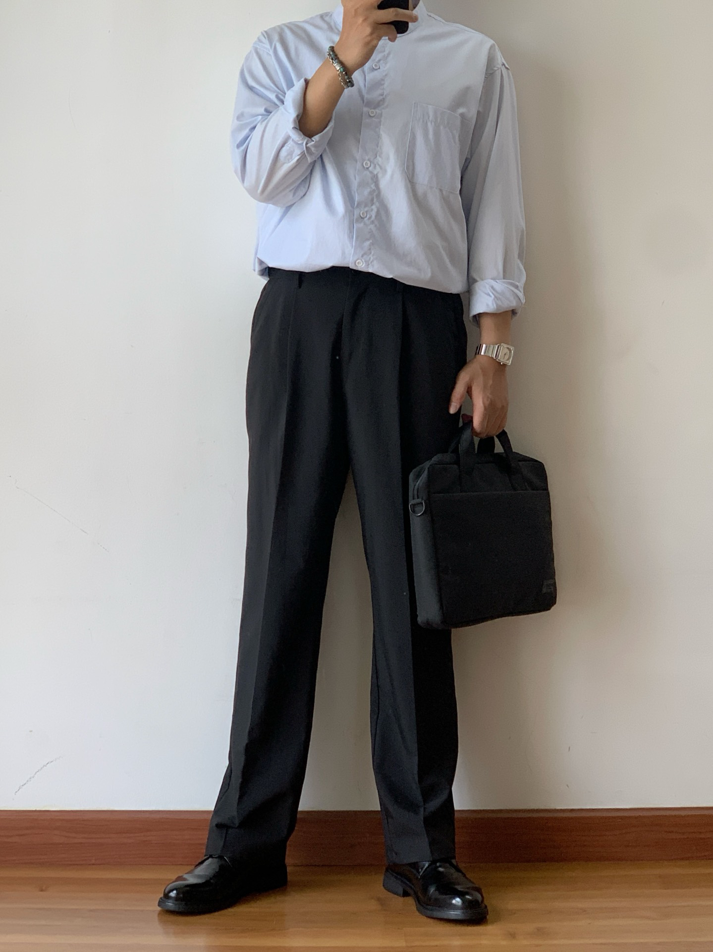 3077职男大叔的通勤ootd98996992偶尔正装 衬衫西裤皮鞋