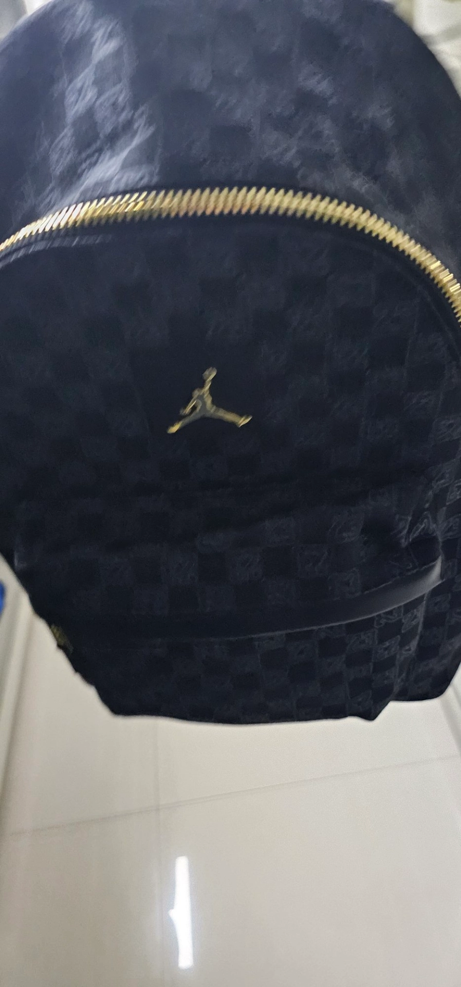 custom review-Jordan Polyester Backpack Standard Unisex Black Джордан Полиэстер Рюкзак Стандартный Унисекс Черный