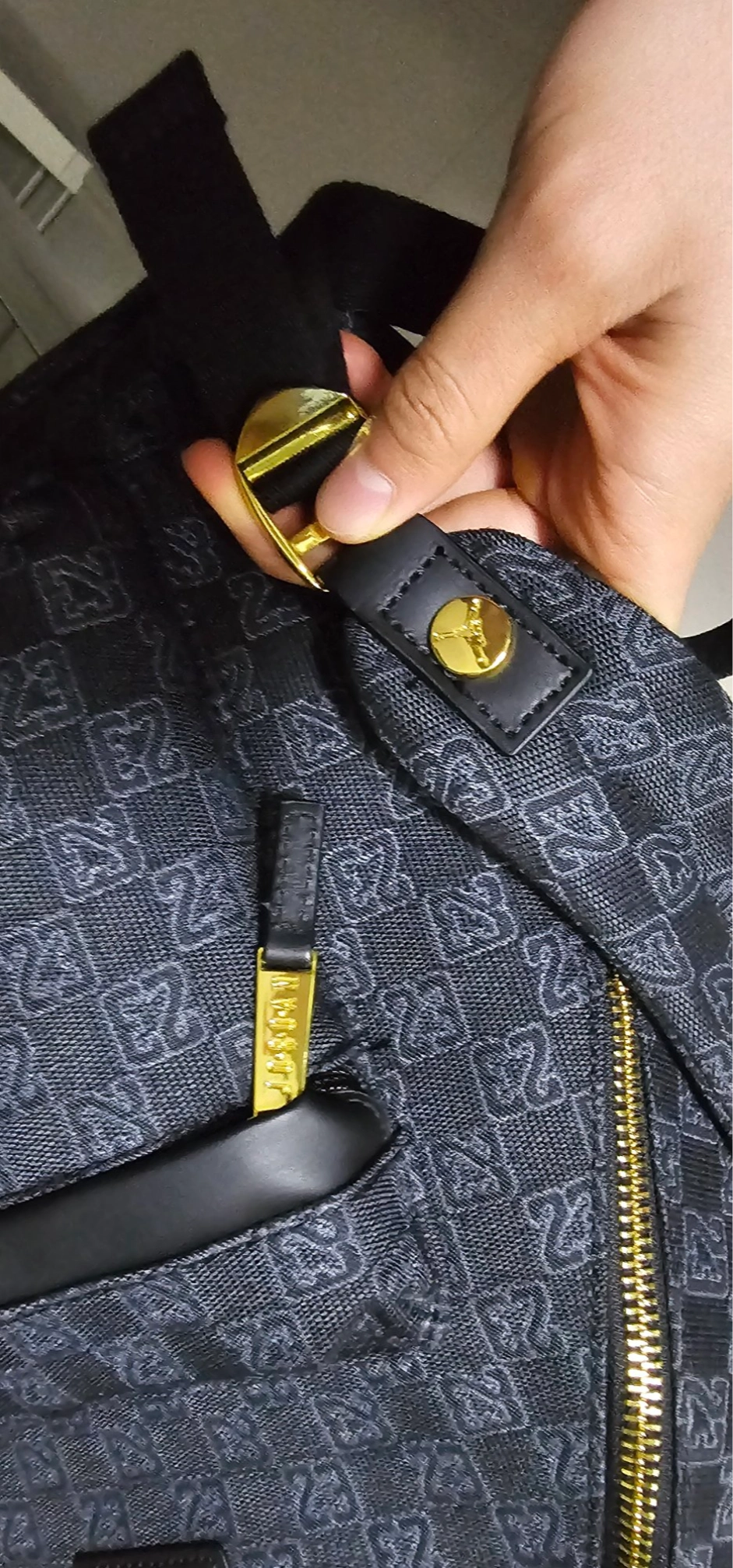 custom review-Jordan Polyester Backpack Standard Unisex Black Джордан Полиэстер Рюкзак Стандартный Унисекс Черный