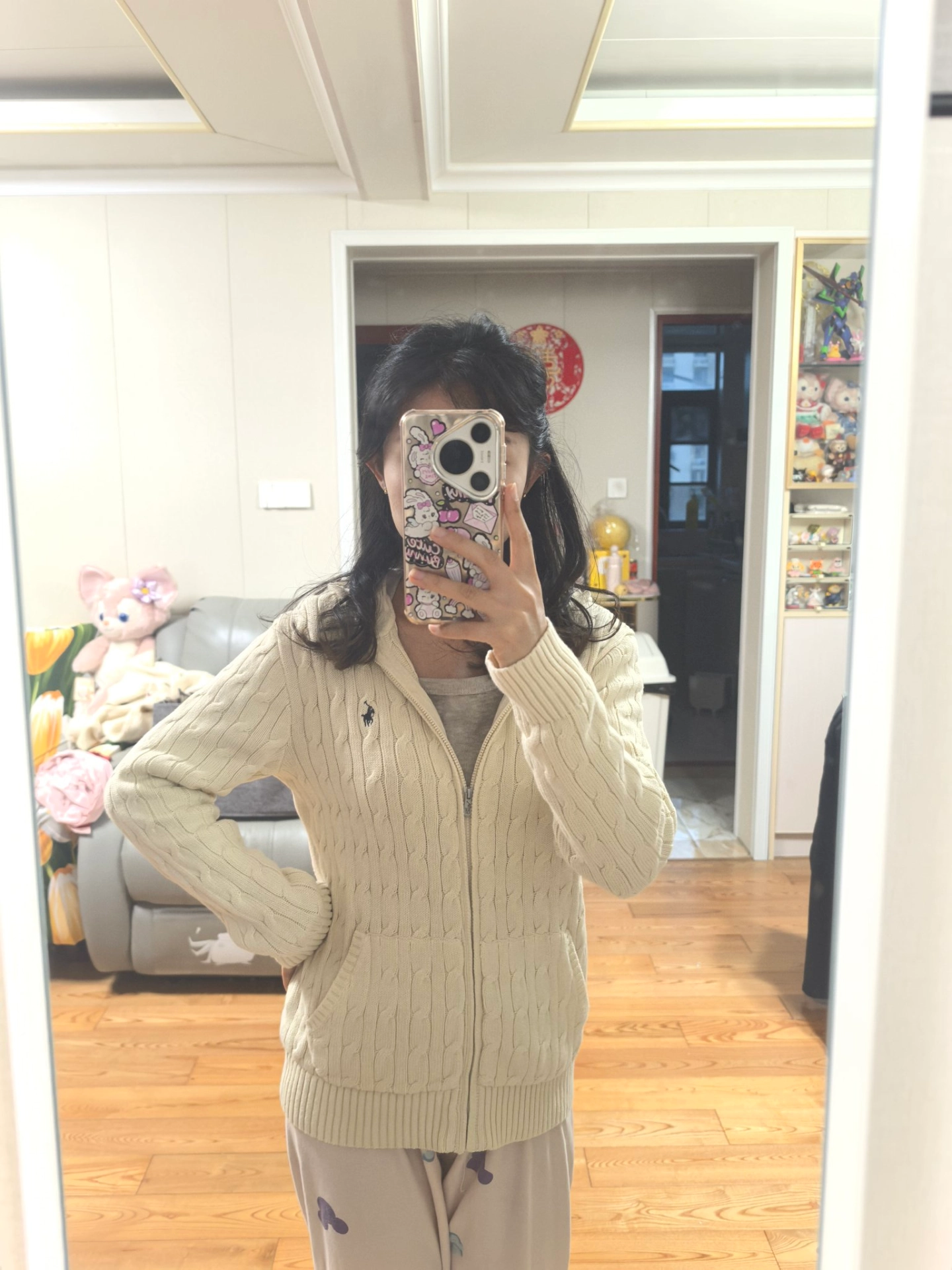 custom review-Polo Ralph Lauren Свитер FW24 Кремовый Детский