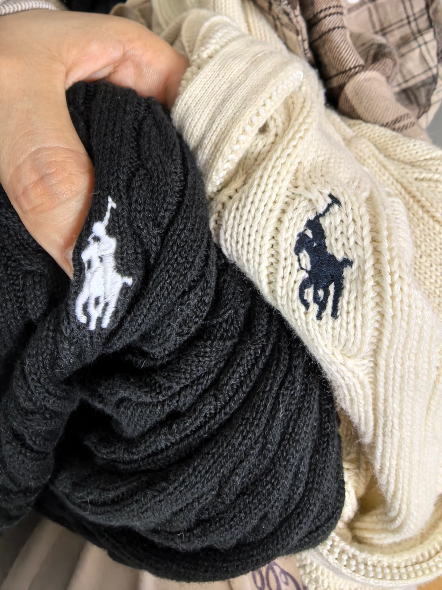 custom review-Polo Ralph Lauren Свитер FW24 Кремовый Детский