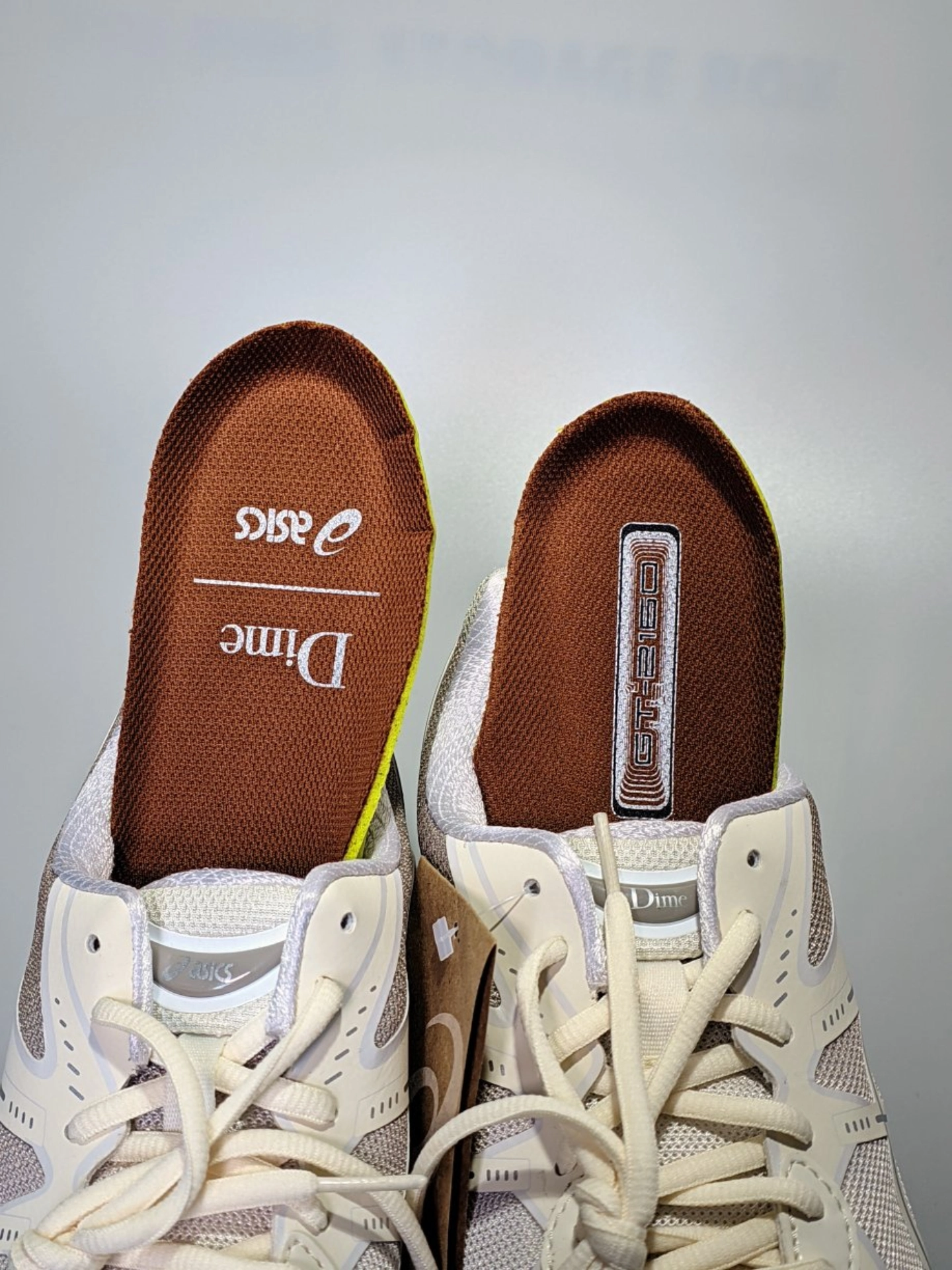 custom review-DIME x ASICS GT 2160 Удобная Низкая Обувь для Тренировок и Бега Мужская Серый Белый