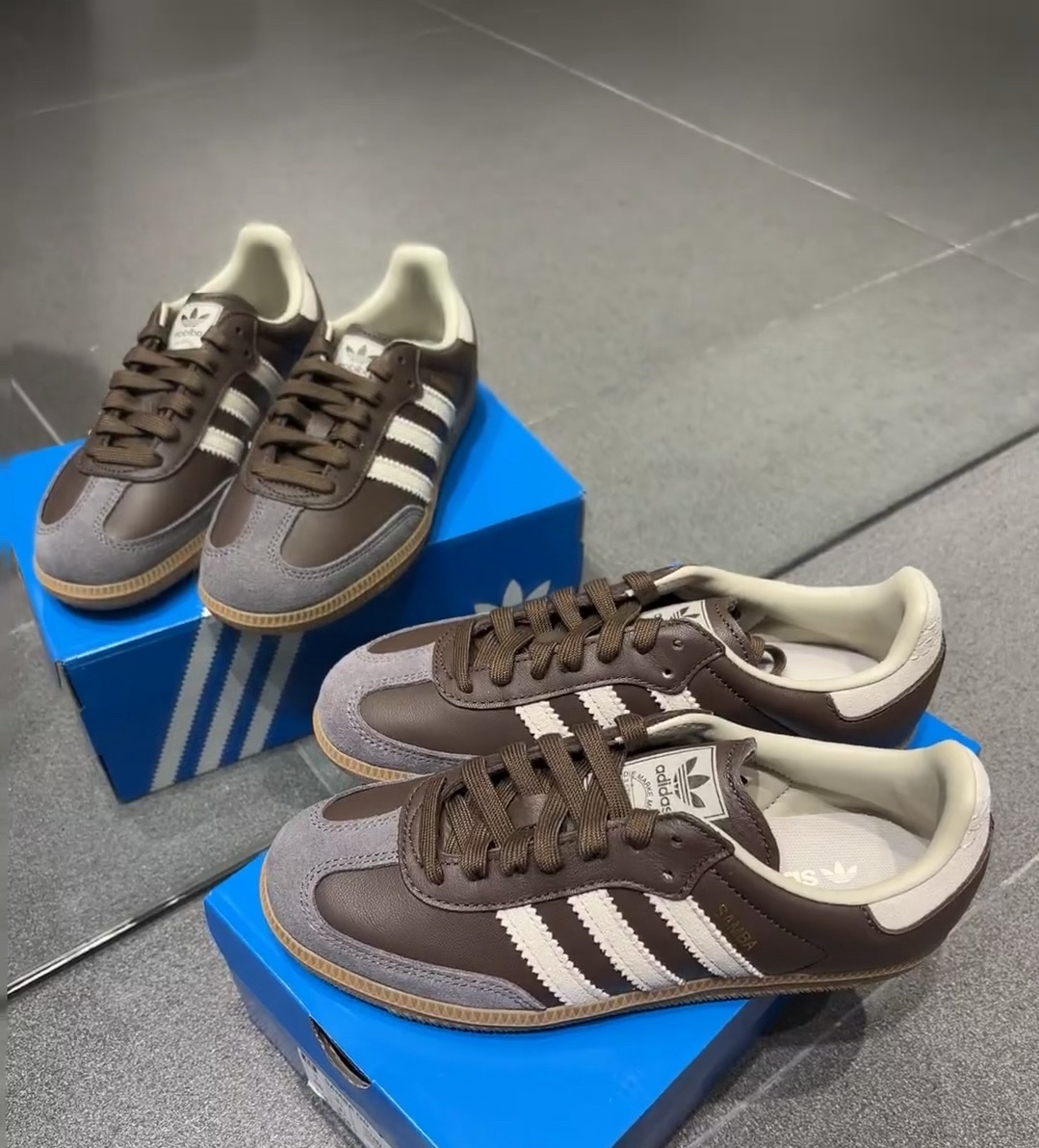 custom review-Adidas Originals SAMBA OG Устойчивые к истиранию низкие скейтборд-кроссовки унисекс коричневые