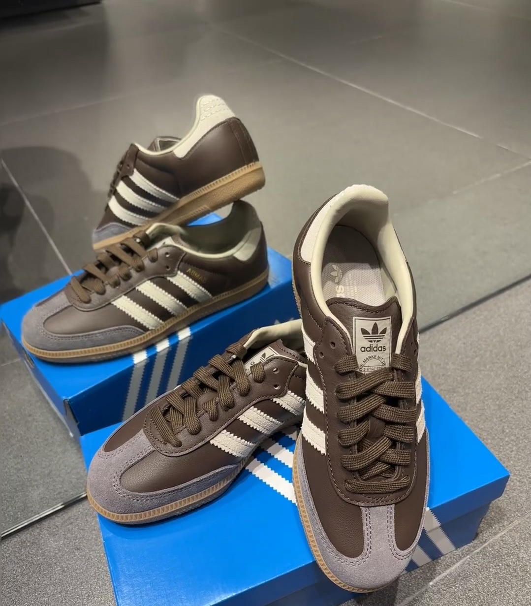 custom review-Adidas Originals SAMBA OG Устойчивые к истиранию низкие скейтборд-кроссовки унисекс коричневые