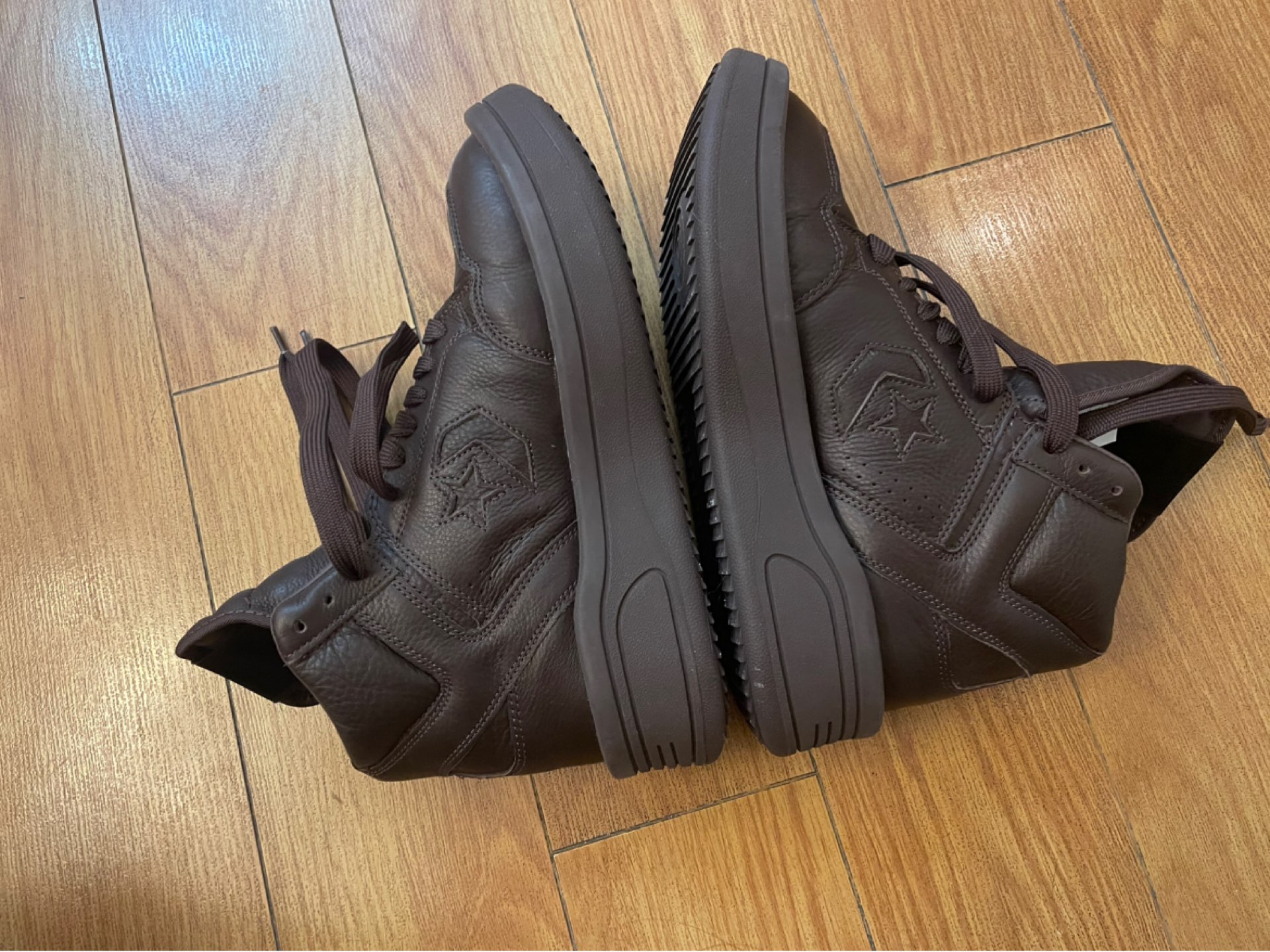 custom review-Rick Owens DRKSHDW x Converse TURBOWPN High Top Винтажные баскетбольные кроссовки Унисекс Шоколад