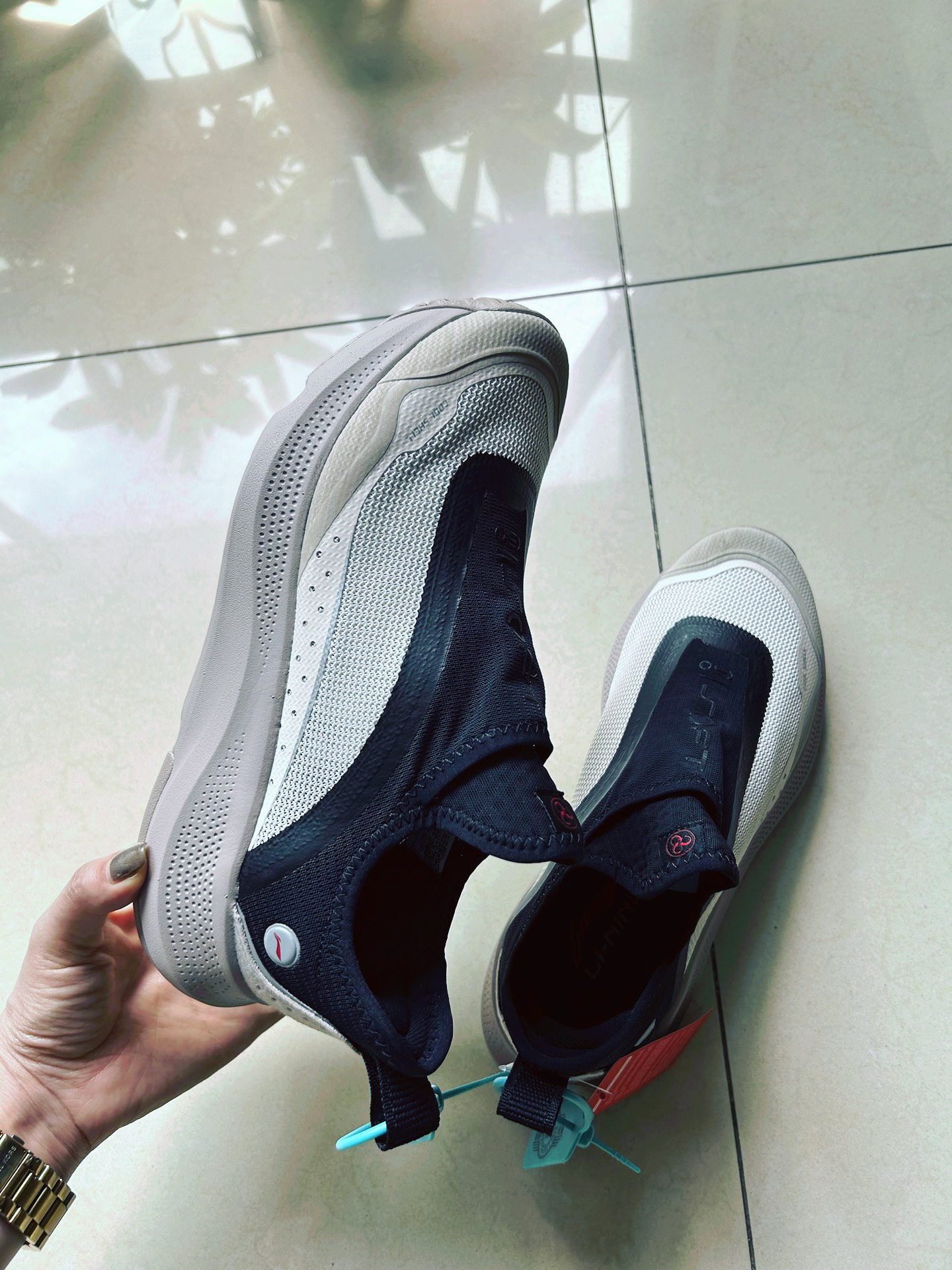 custom review-LINING SOFT GO Casual Низкий Топ Лунный Серый Черный Мужской