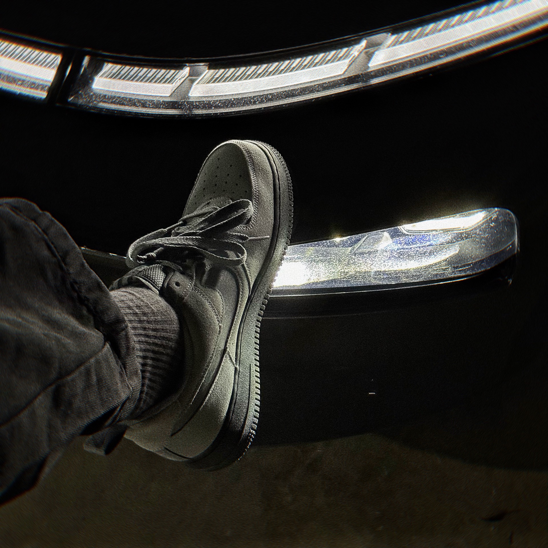 custom review-Nike Air Force 1 Low Топ Скейтборд Кроссовки Мужские Серые