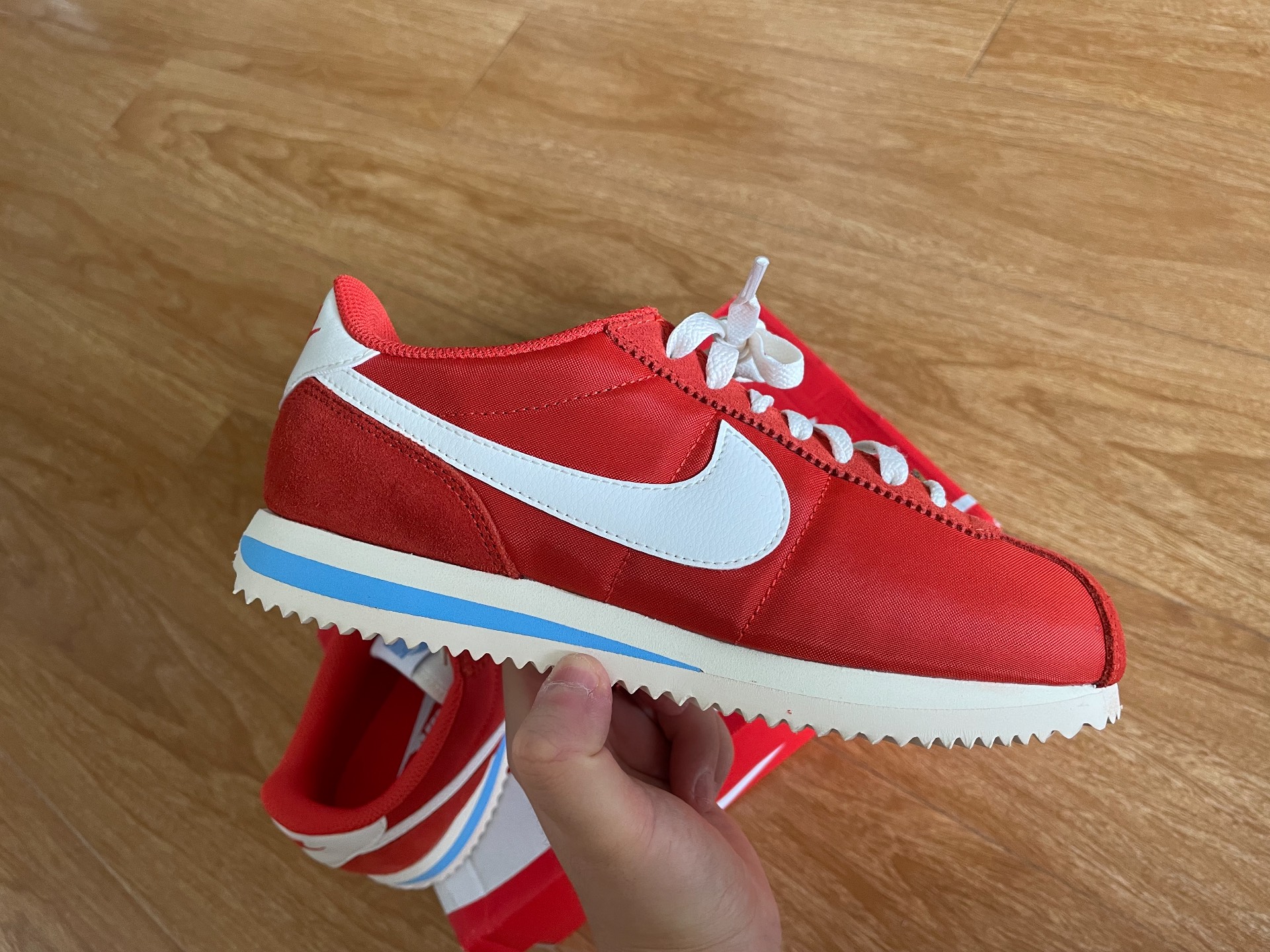 custom review-Nike Cortez Устойчивые к истиранию Низкие Топы Повседневные Городские Коммутирующие Беговые кроссовки Женские