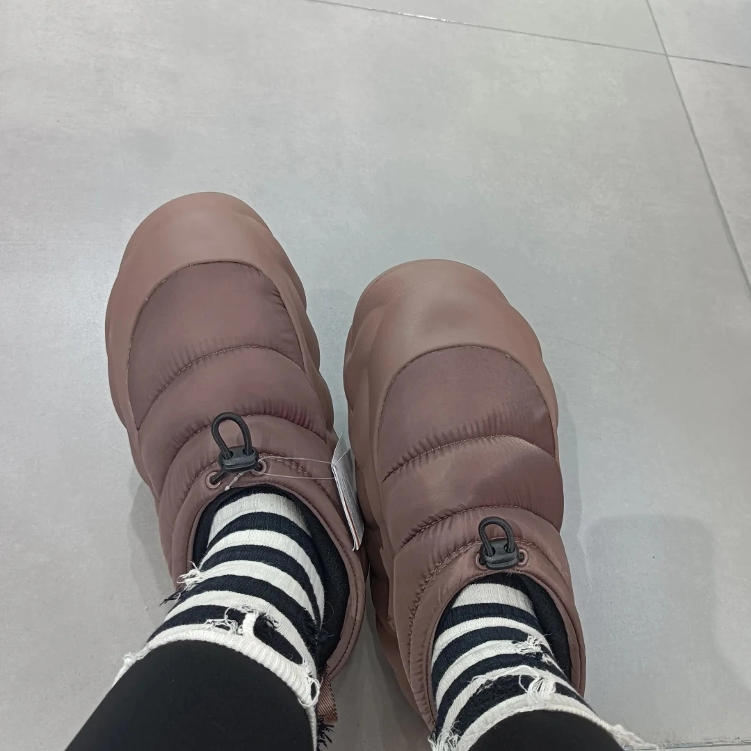 custom review-Crocs Устойчивые к истиранию Термический Низкий Верх Повседневный Унисекс Коричневый