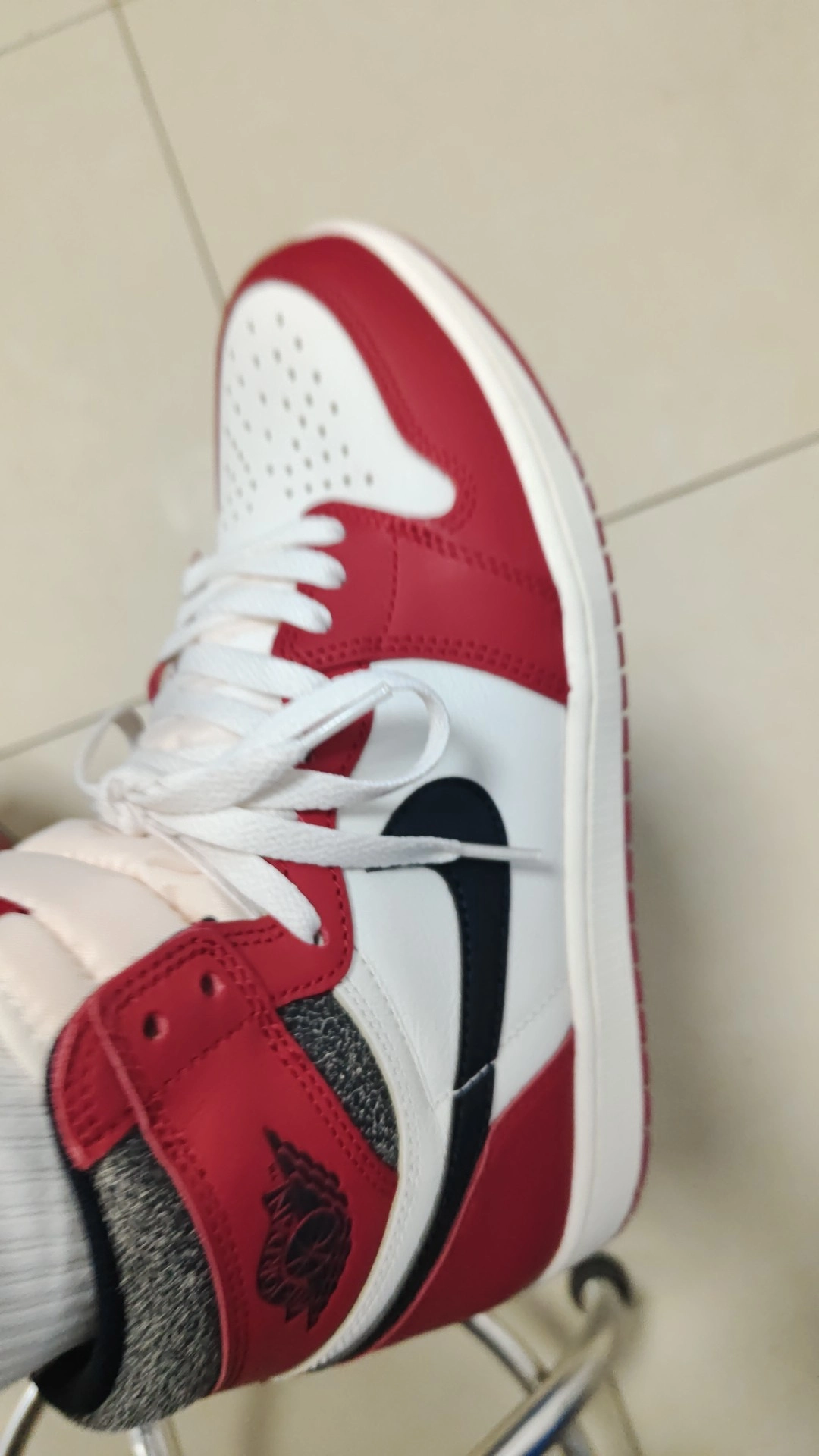 custom review-JORDAN Air Jordan 1 Винтажные баскетбольные кроссовки High Top Унисекс