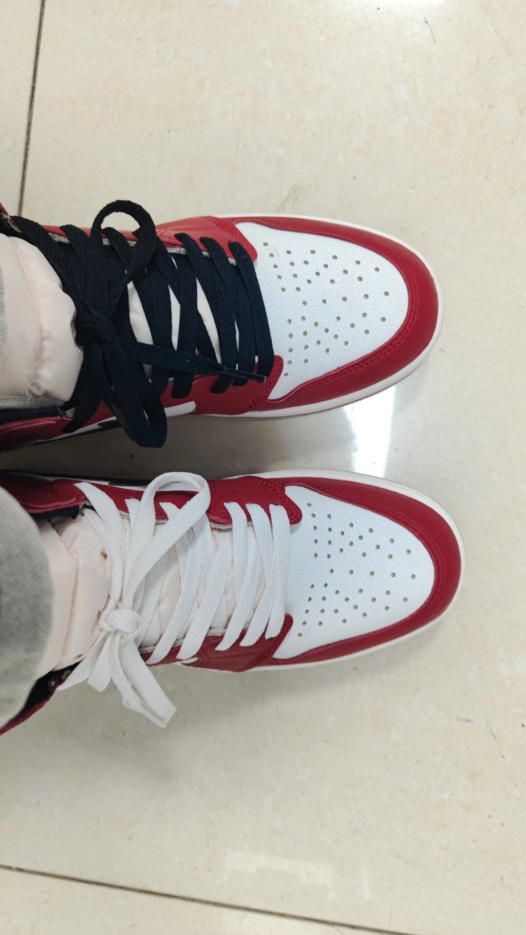 custom review-JORDAN Air Jordan 1 Винтажные баскетбольные кроссовки High Top Унисекс