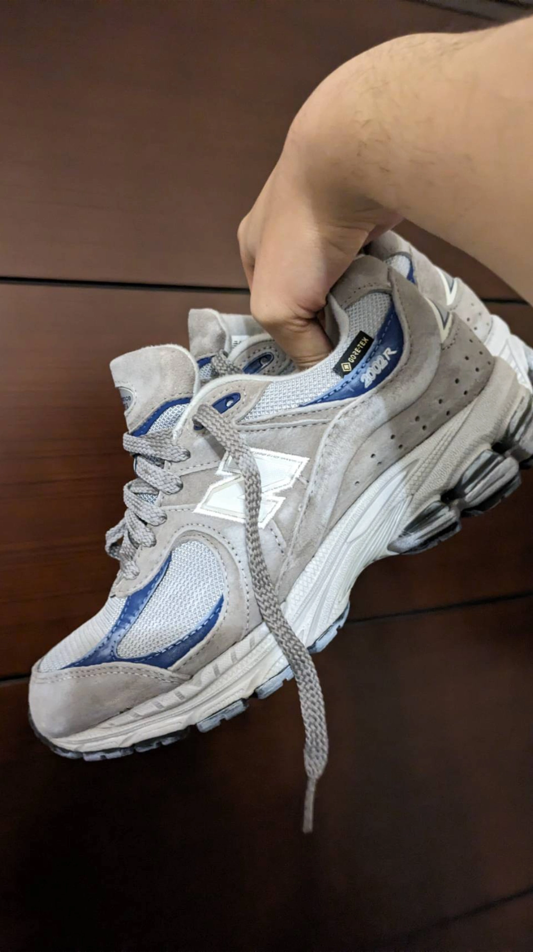 custom review-New Balance NB 2002R Устойчивый к истиранию Низкий Топ Повседневная Городская Коммутерская Беговая Обувь Мужская Серый Синий