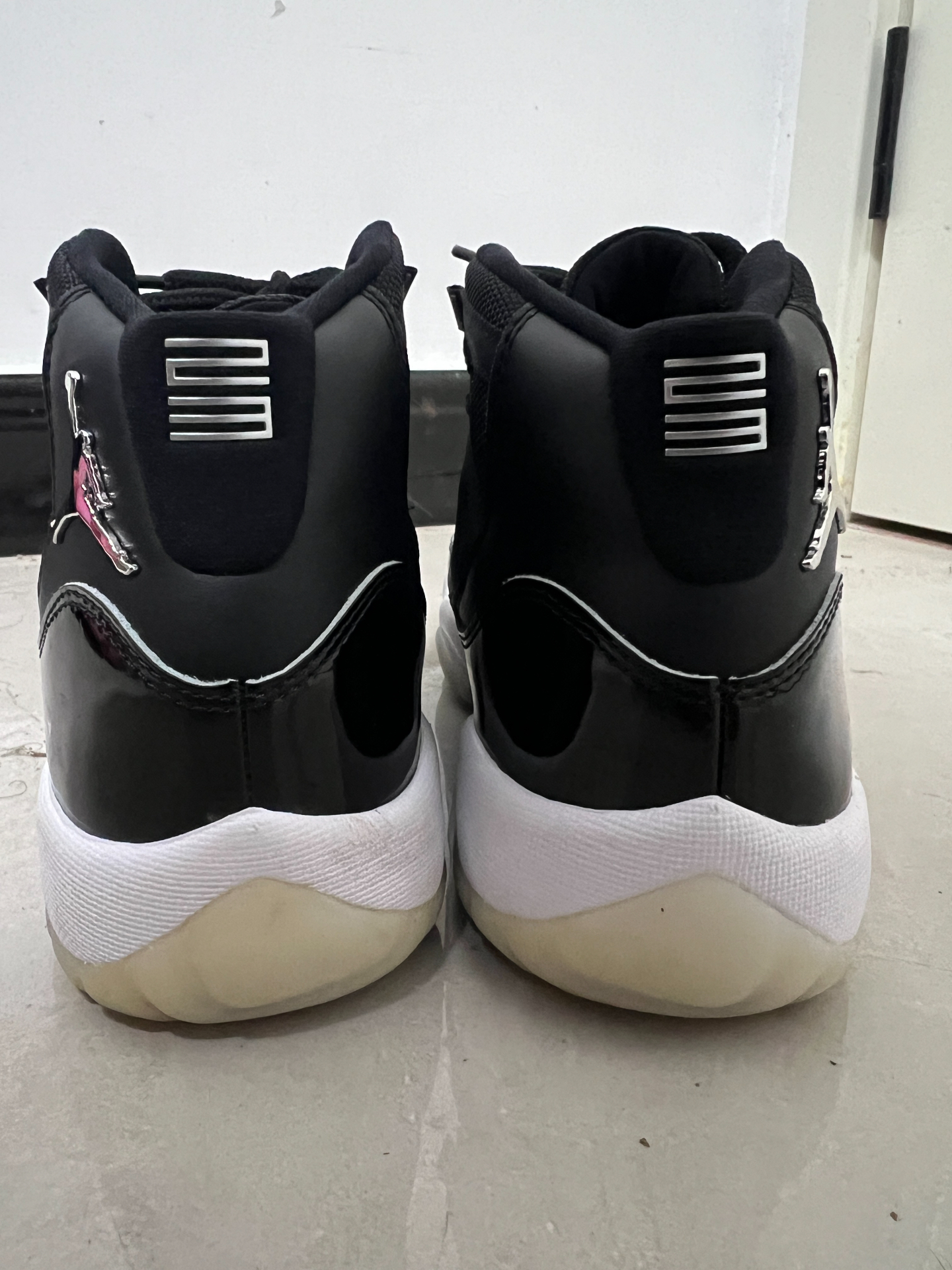 custom review-Jordan Air Jordan 11 Детские баскетбольные кроссовки Высокий топ Унисекс