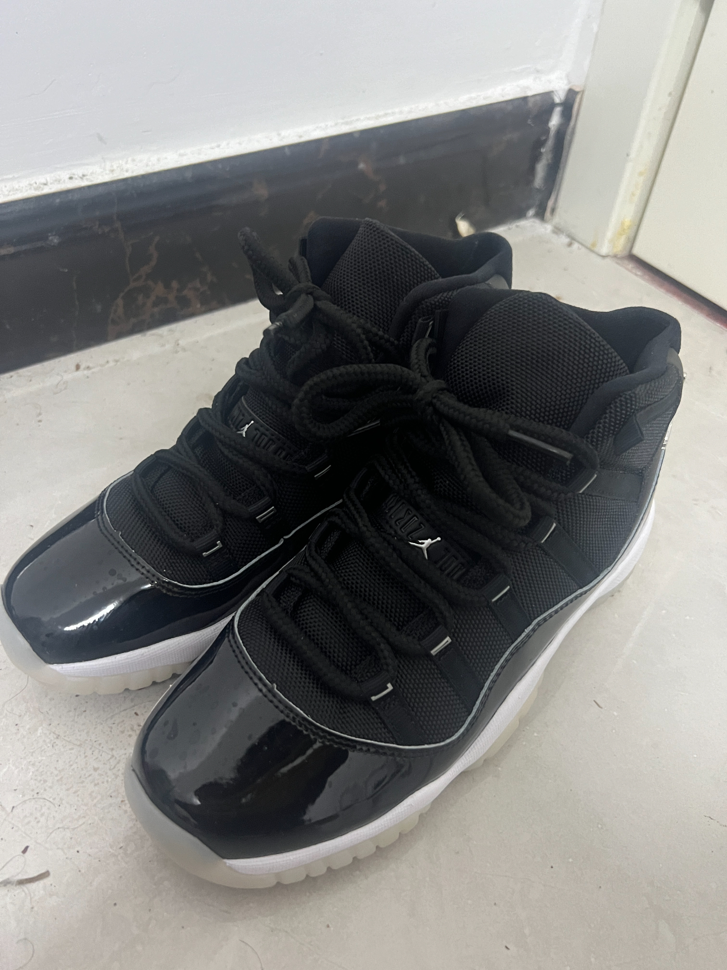 custom review-Jordan Air Jordan 11 Детские баскетбольные кроссовки Высокий топ Унисекс