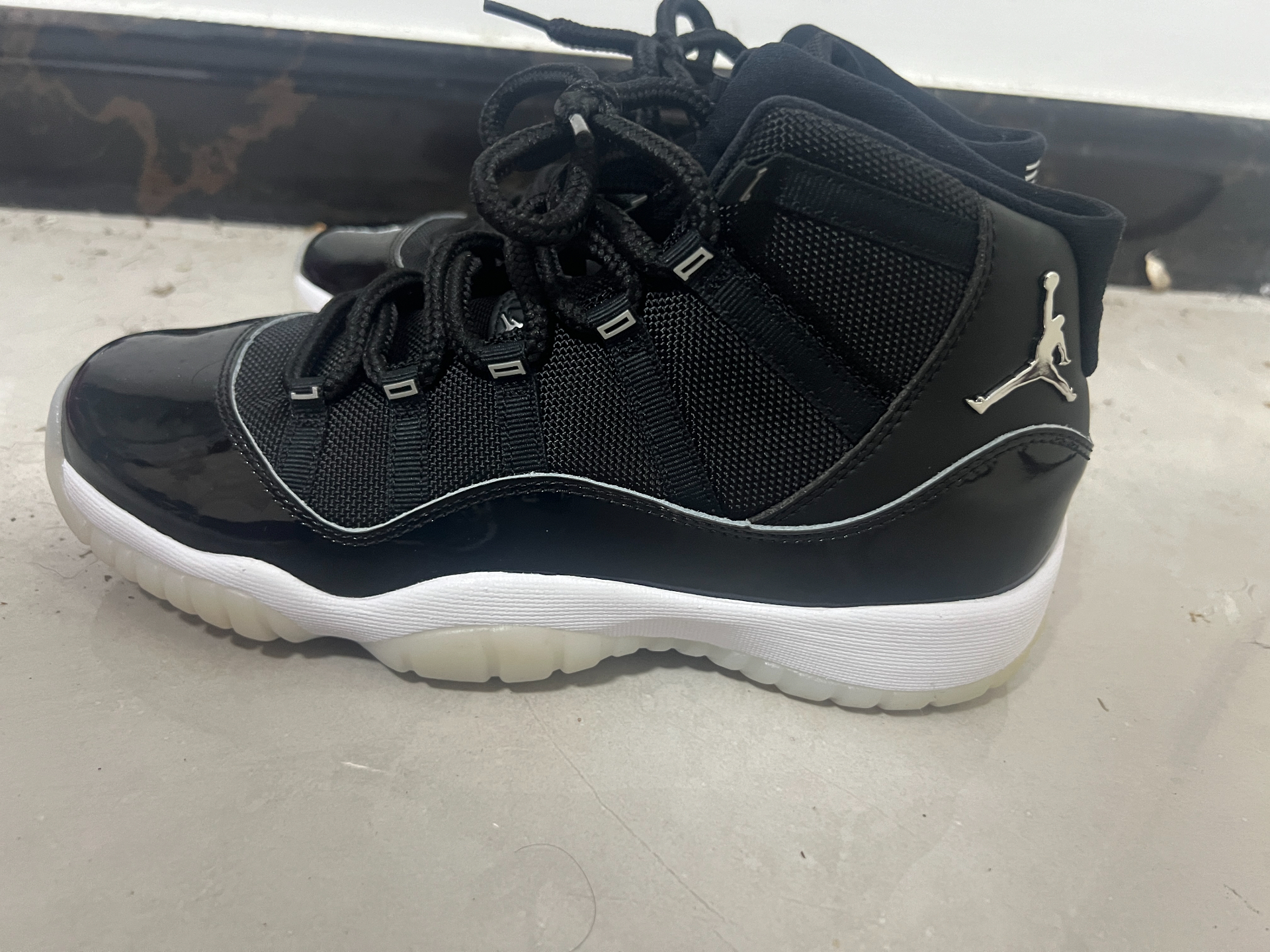 custom review-Jordan Air Jordan 11 Детские баскетбольные кроссовки Высокий топ Унисекс