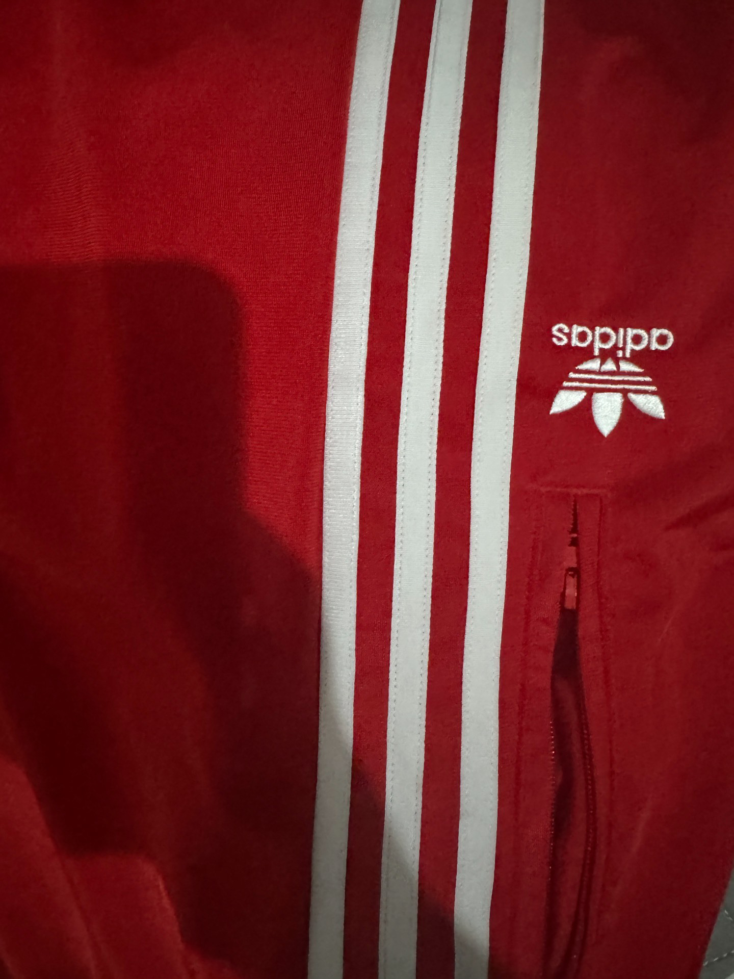 custom review-Adidas Originals Firebird Loose Tracksuit Bottoms Вязаные спортивные штаны женские красные