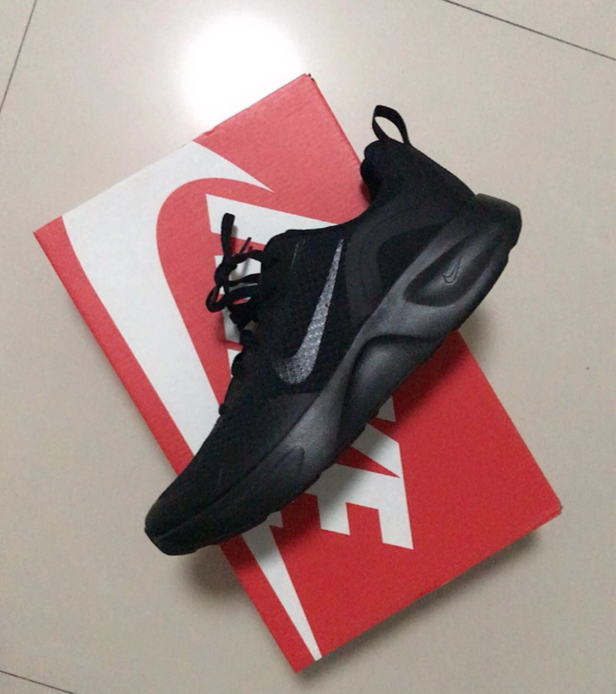 custom review-Nike Wearallday Устойчивый к истиранию Дышащий Низкий Топ Повседневная Городская Коммутерская Беговая Обувь Мужская Чисто Черный