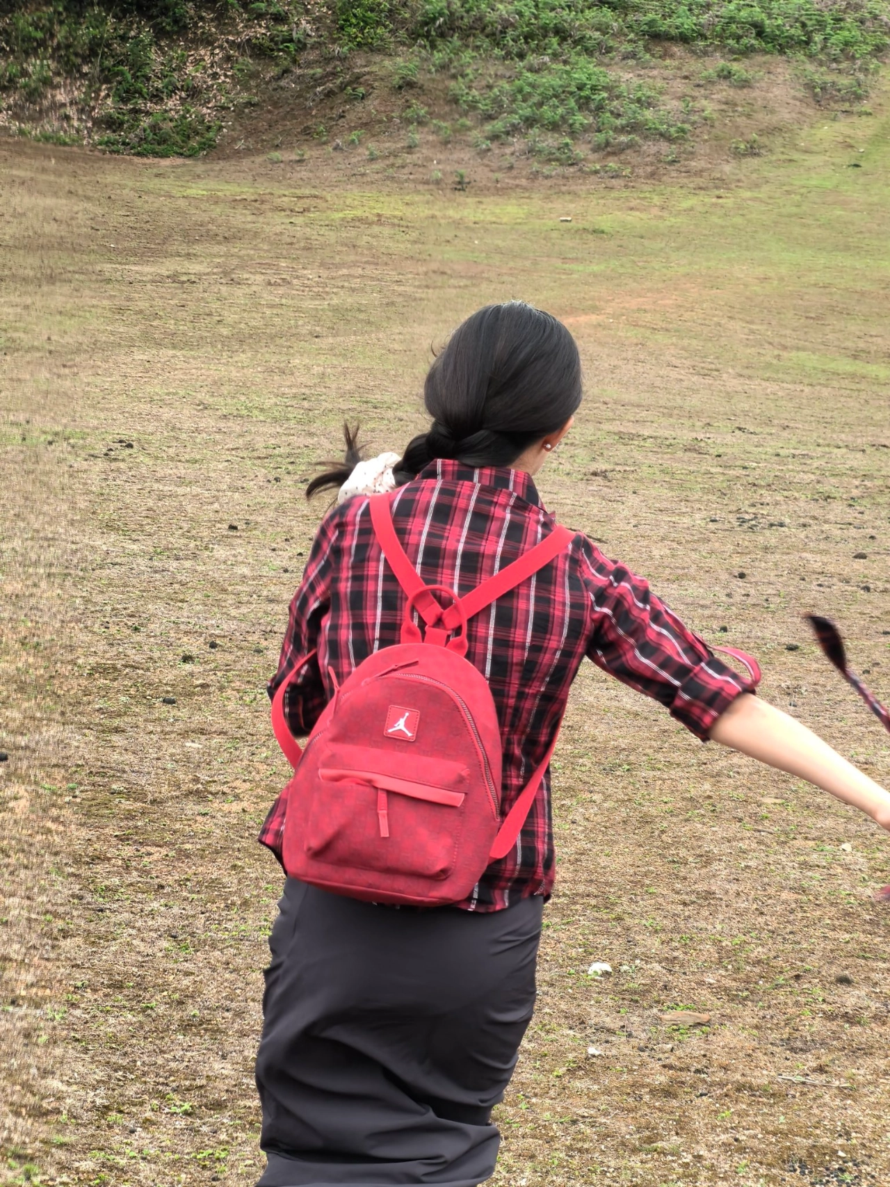 custom review-Jordan Полиэстер Рюкзак Мини Унисекс Красный