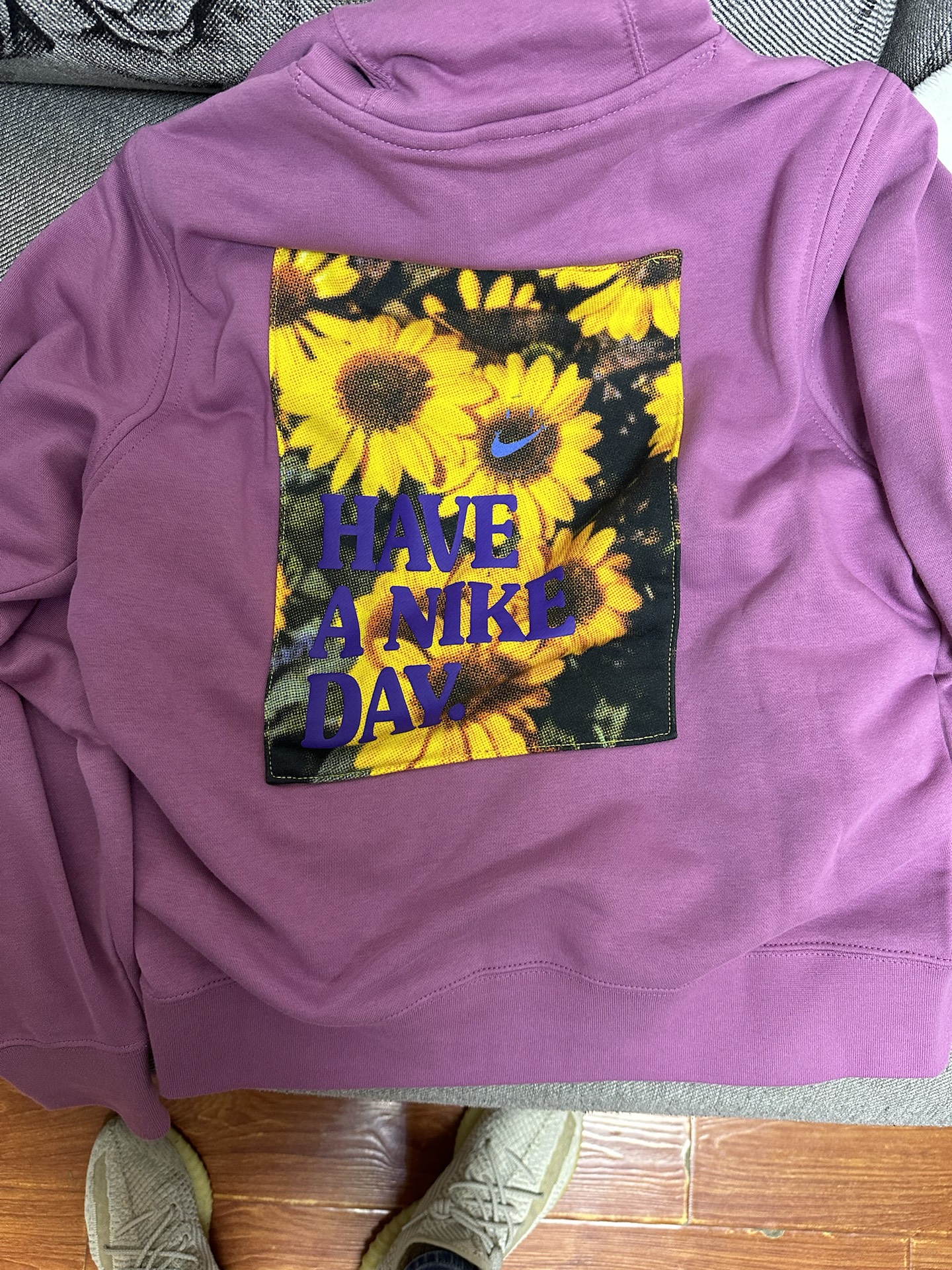 custom review-Nike Фиолетовый Мужской Свитшот