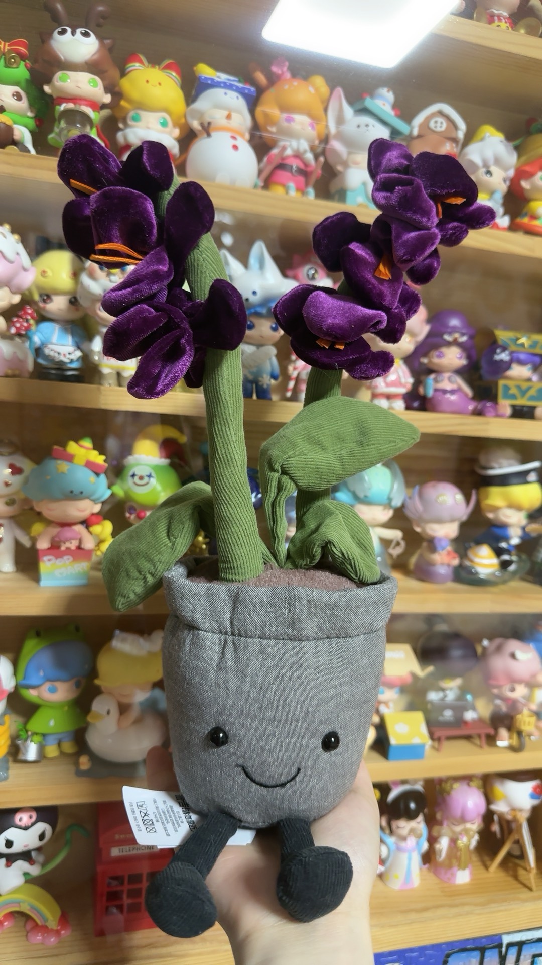 custom review-JELLYCAT Fun Plant Фиолетовая Орхидея Успокаивающая Кукла Плюшевая Кукла 29 см Длина Тела