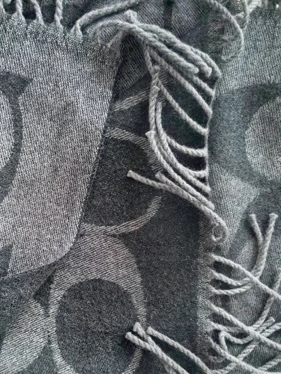 custom review-COACH Шарфы из овечьей шерсти вязаные Унисекс Черный