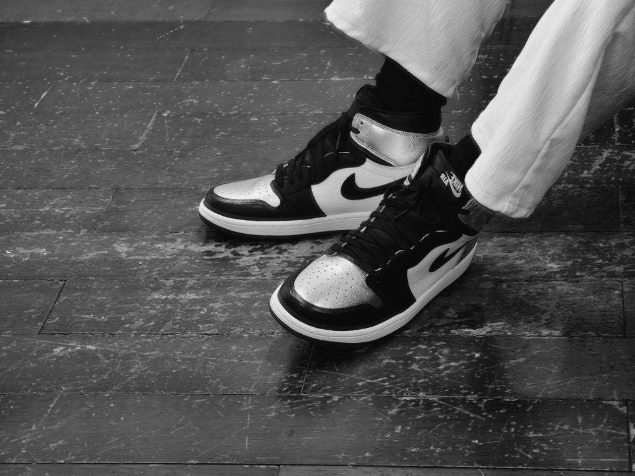 custom review-Jordan Air Jordan 1 High OG Ретро 'Серебряный Палец' Высокий Топ Винтажные Баскетбольные Кроссовки Женские Жидкое Серебро