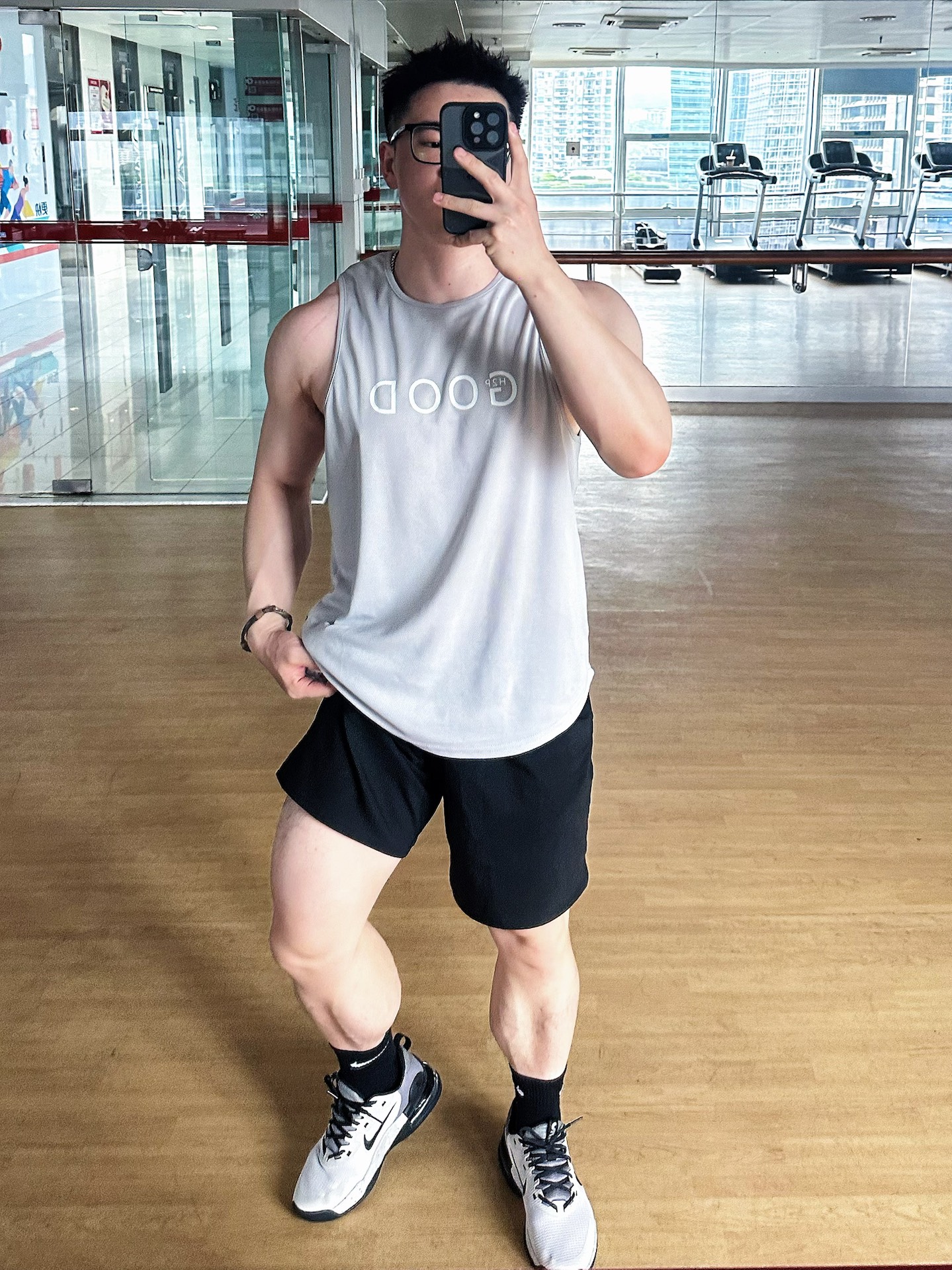 custom review-Nike Air Max ALPHA Low Топ Кроссовки для тренировок Мужские Серый Черный