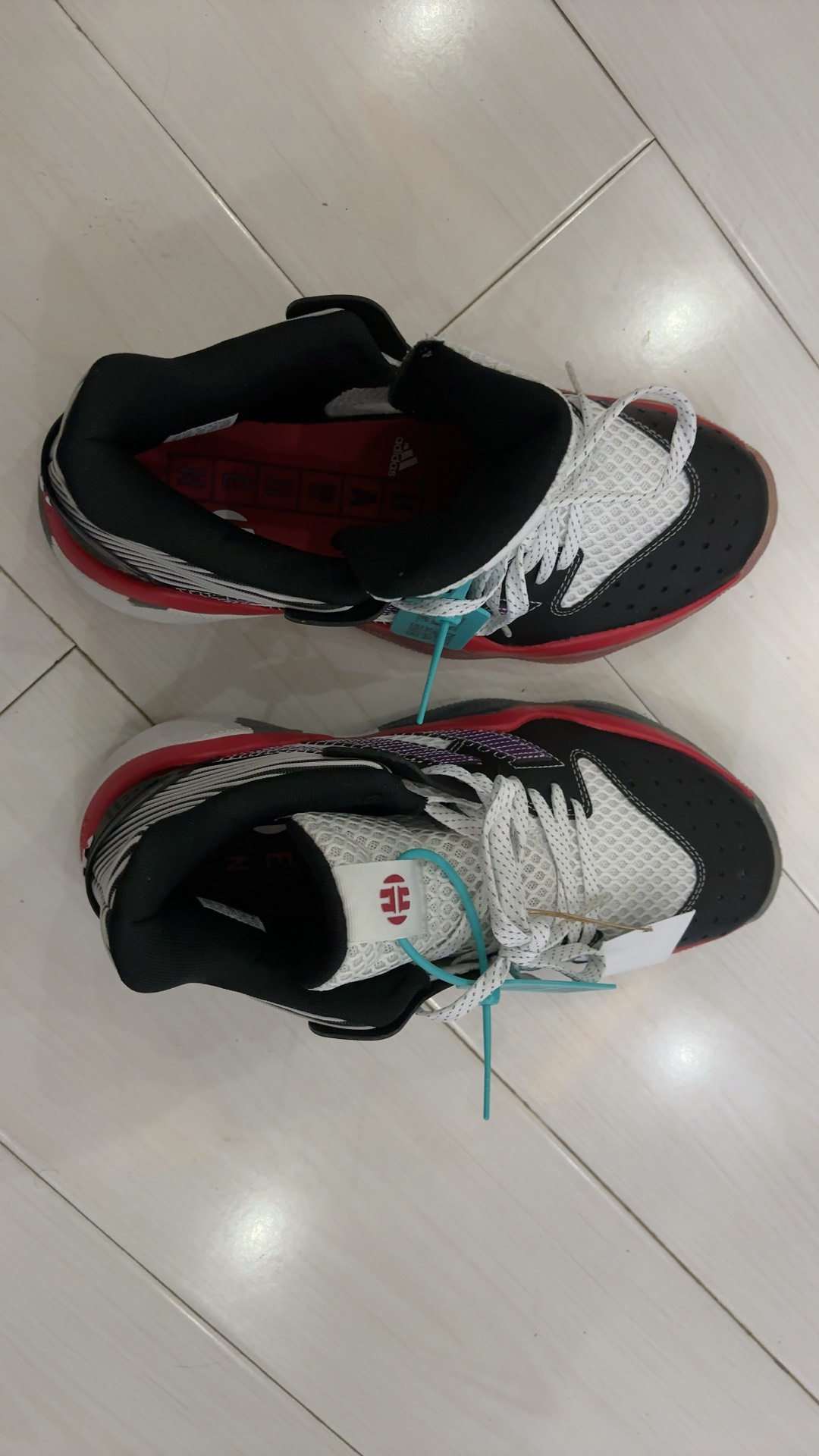 custom review-Adidas Harden Stepback 1 Амортизирующие низкие баскетбольные кроссовки с противоскользящим покрытием мужские черные фиолетовые красные