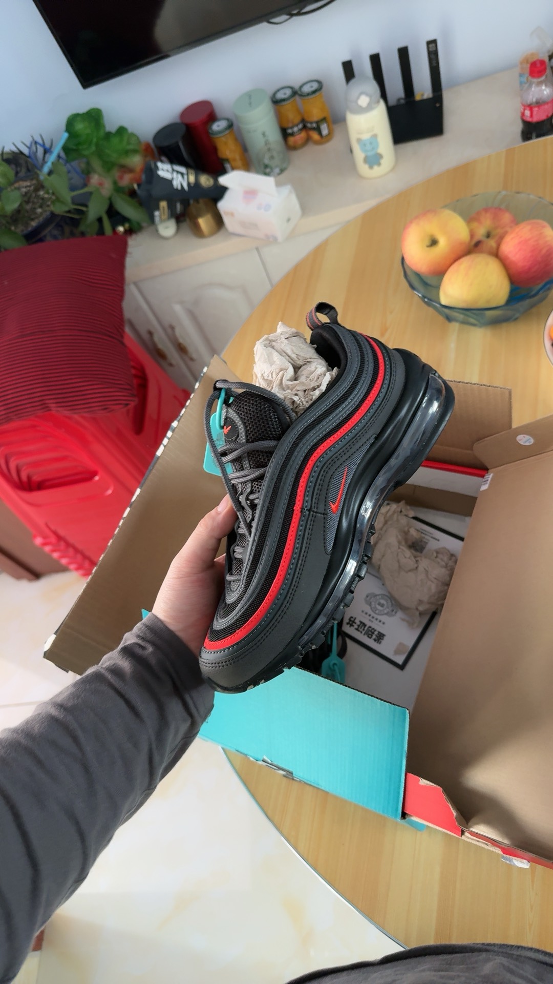 custom review-Nike Air Max 97 Low Топ Casual Унисекс Черный