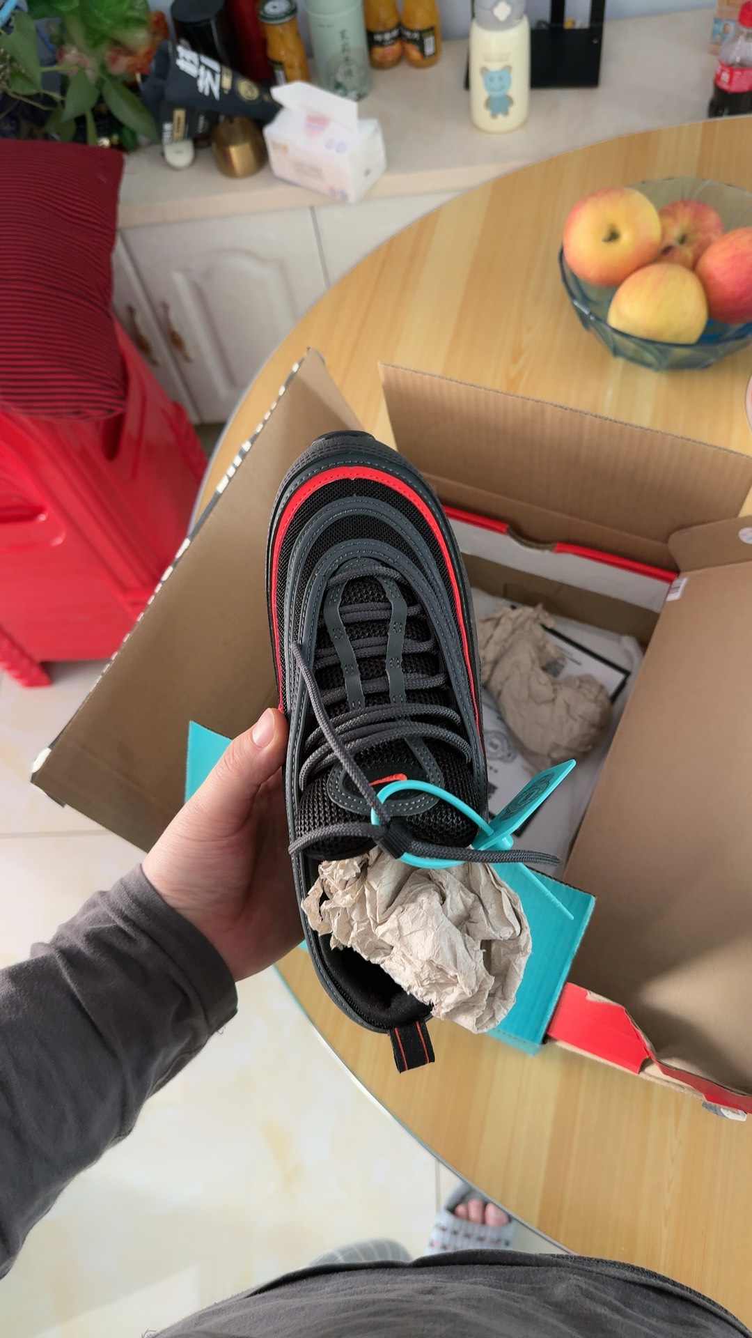 custom review-Nike Air Max 97 Low Топ Casual Унисекс Черный