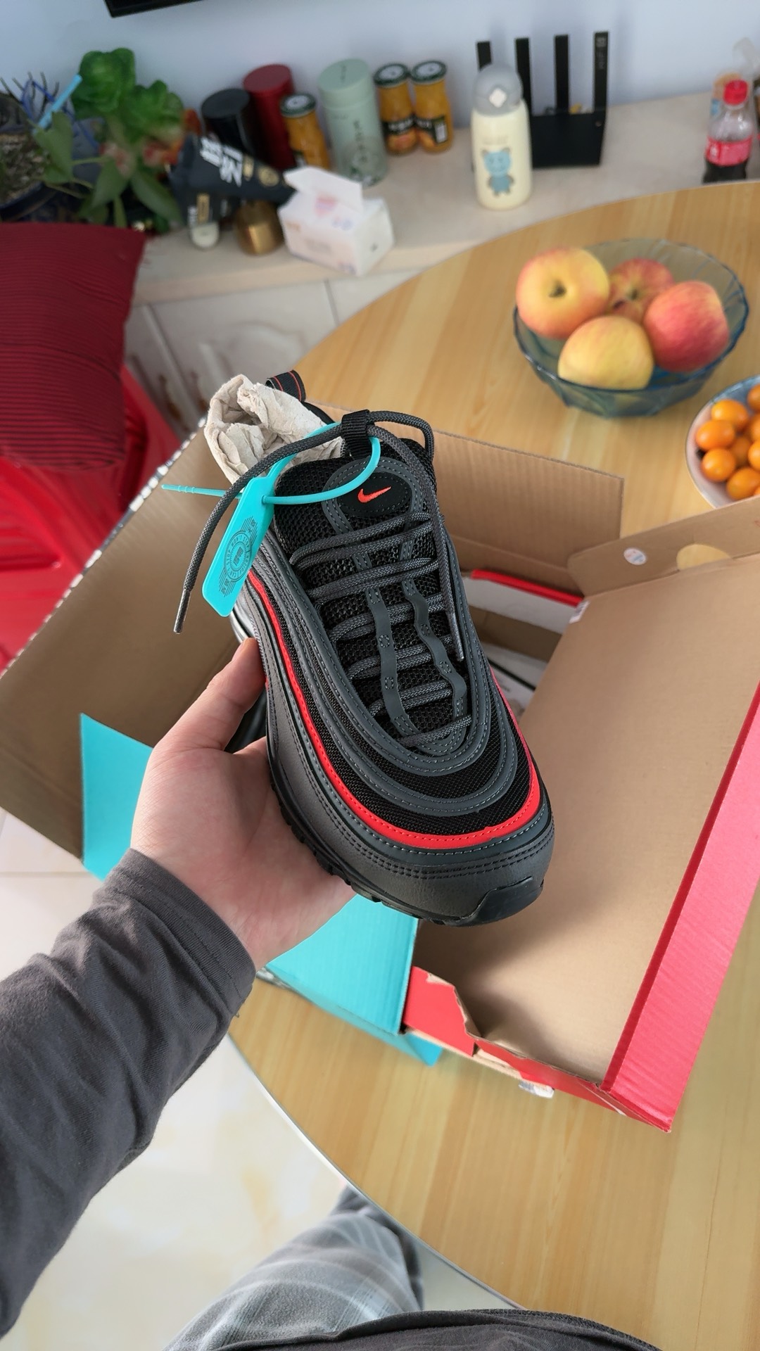 custom review-Nike Air Max 97 Low Топ Casual Унисекс Черный