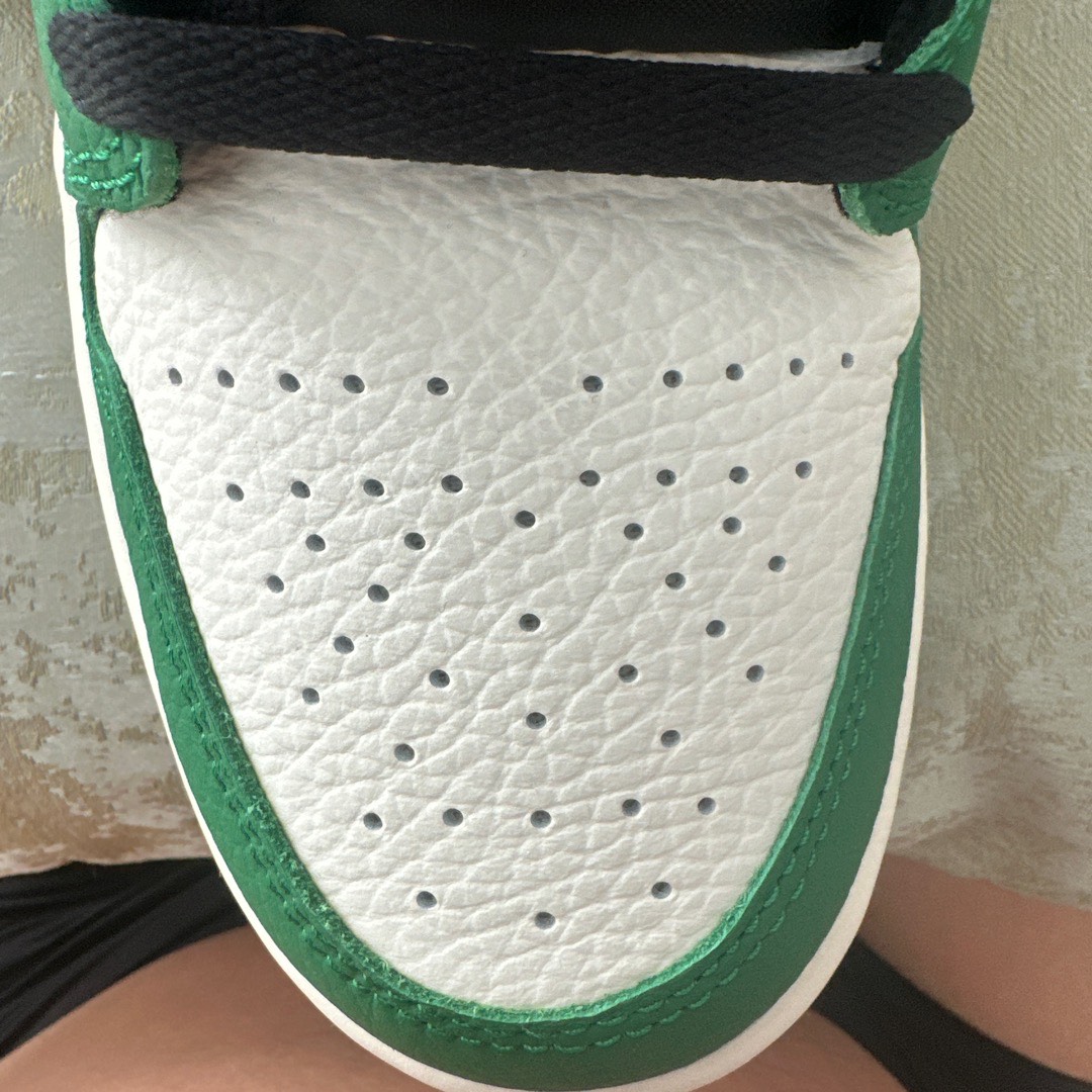 custom review-Jordan Air Jordan 1 MID Устойчивый к истиранию MID Топ Винтажные баскетбольные кроссовки Мужской Белый Зеленый