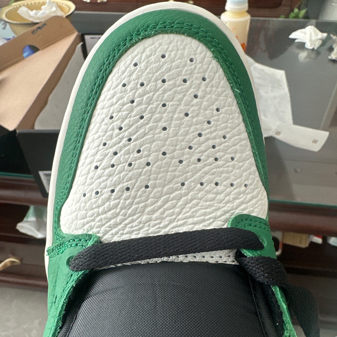 custom review-Jordan Air Jordan 1 MID Устойчивый к истиранию MID Топ Винтажные баскетбольные кроссовки Мужской Белый Зеленый