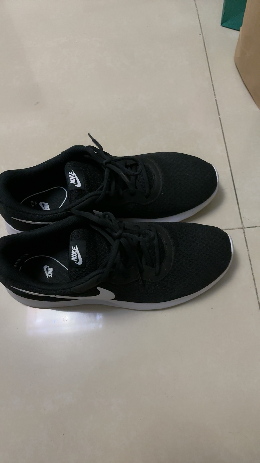 custom review-Nike Tanjun Collection Низкий Топ Повседневная Обувь Унисекс Черный и Белый Oreo