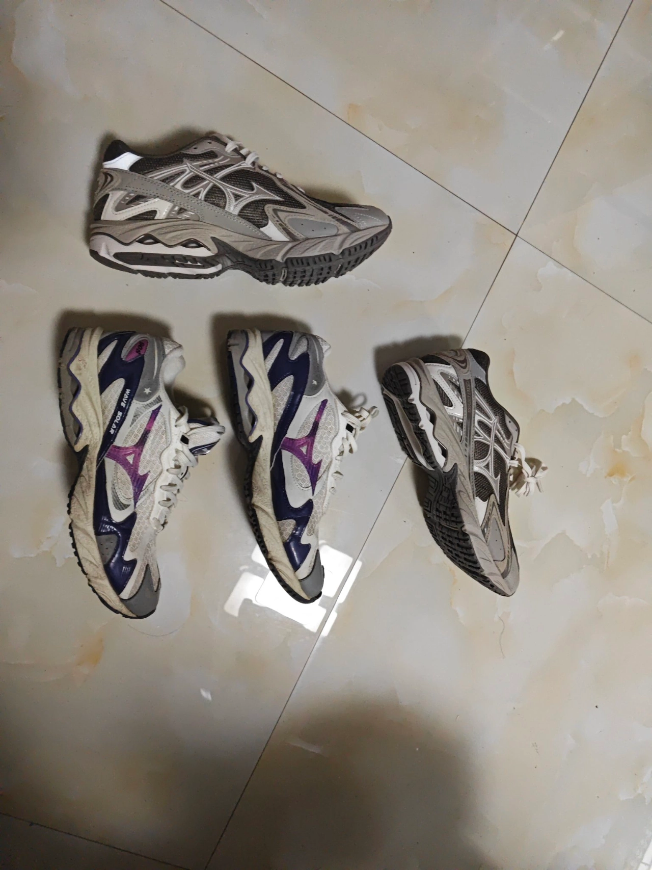 custom review-Mizuno Wave Solar V2 Low Топ Casual Унисекс Тауповый