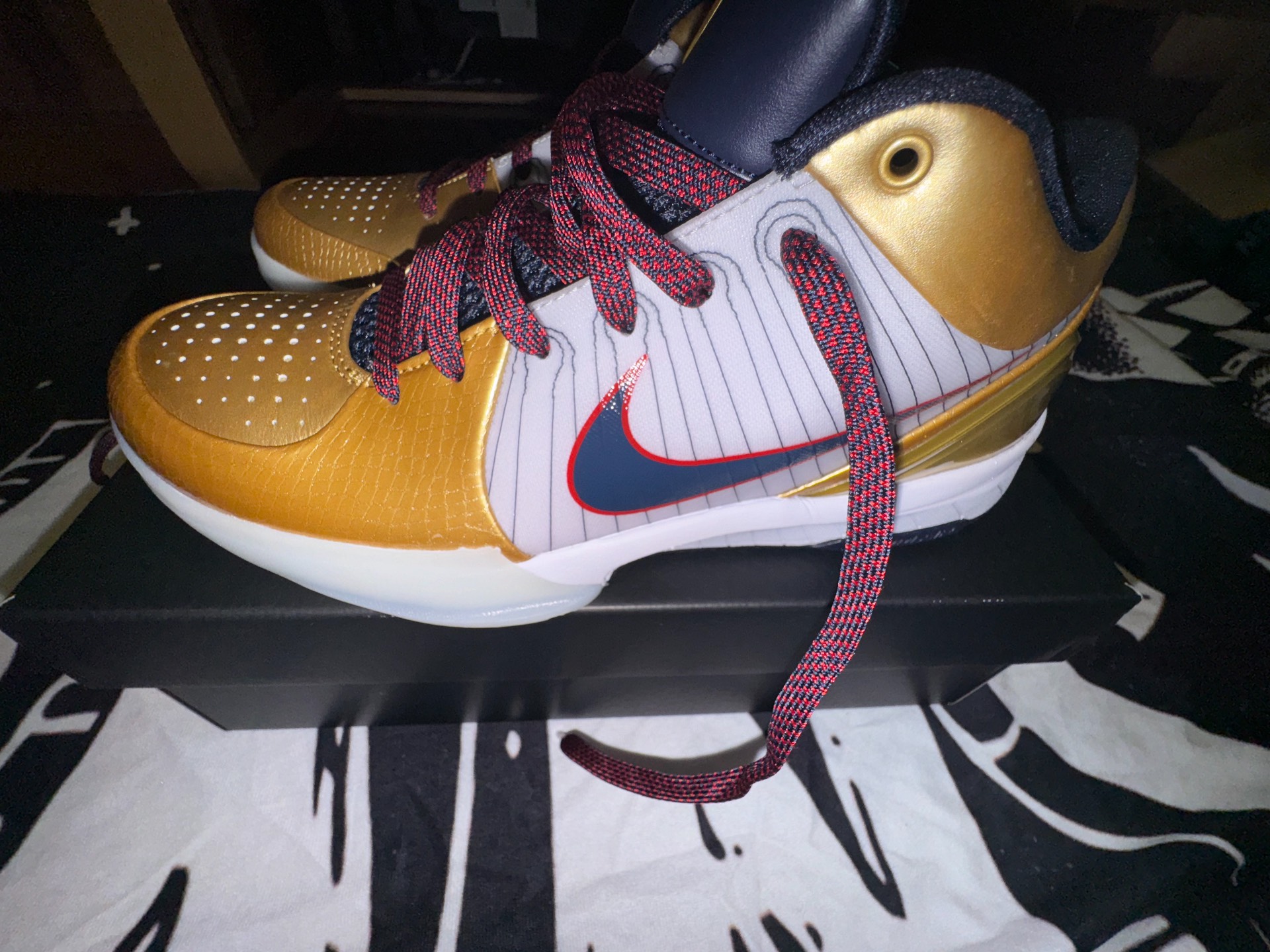 custom review-Nike Zoom Kobe 4 Protro 'Gold Medal'