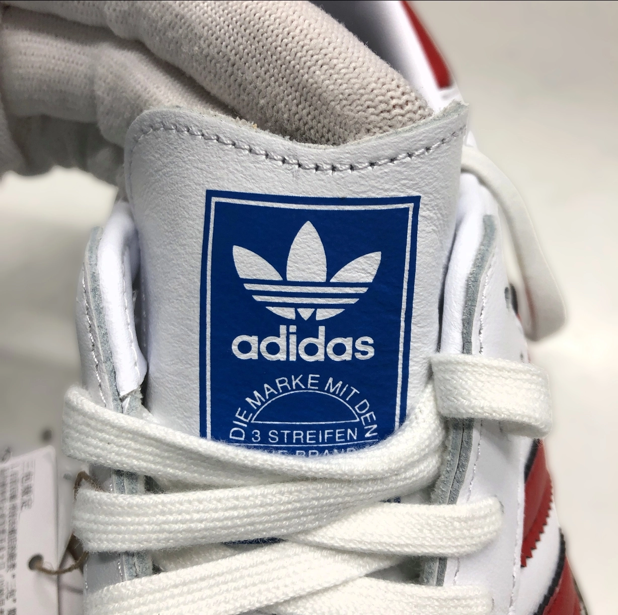 custom review-Adidas Originals SAMBA OG Low Топ Скейтборд Кроссовки Унисекс Белый Красный