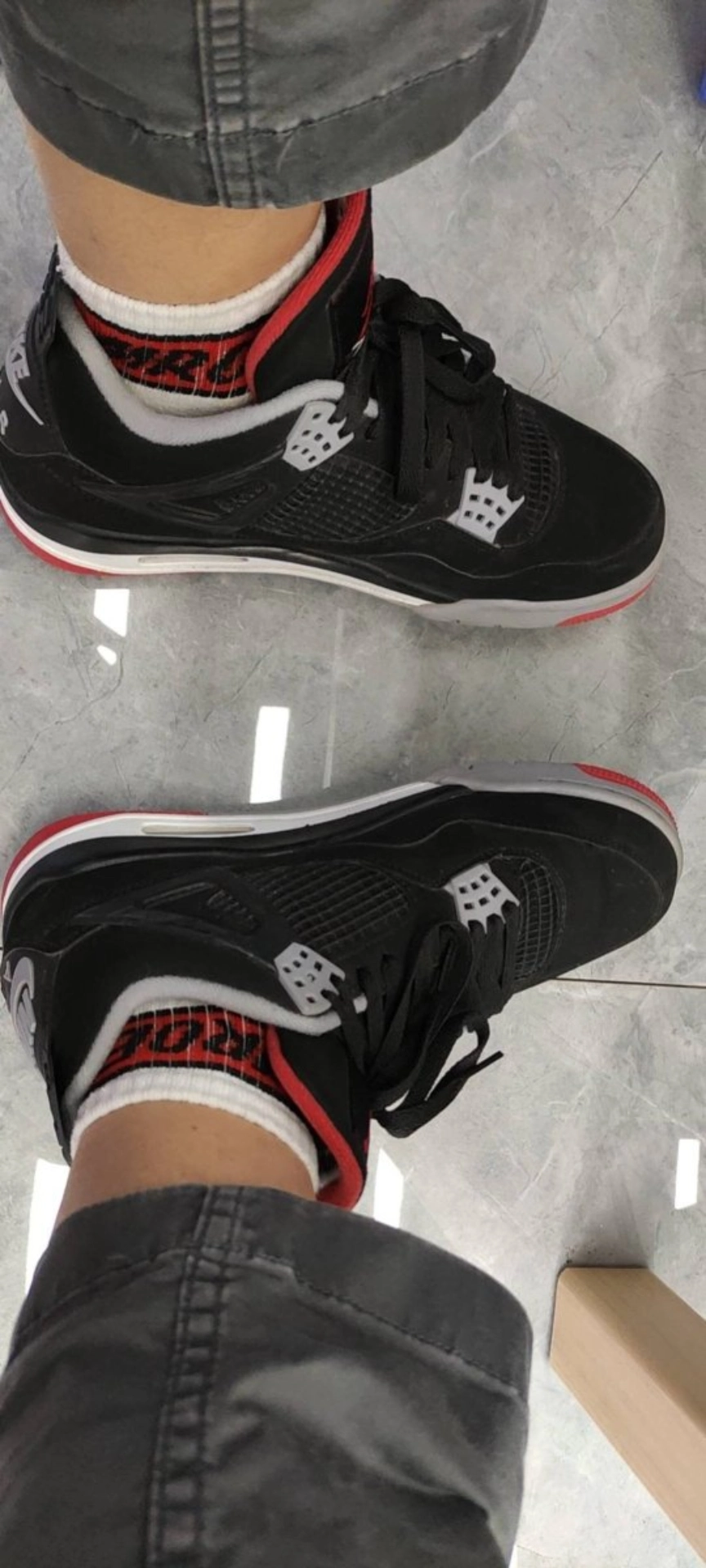custom review-Jordan 4 Retro 'Bred' 2019